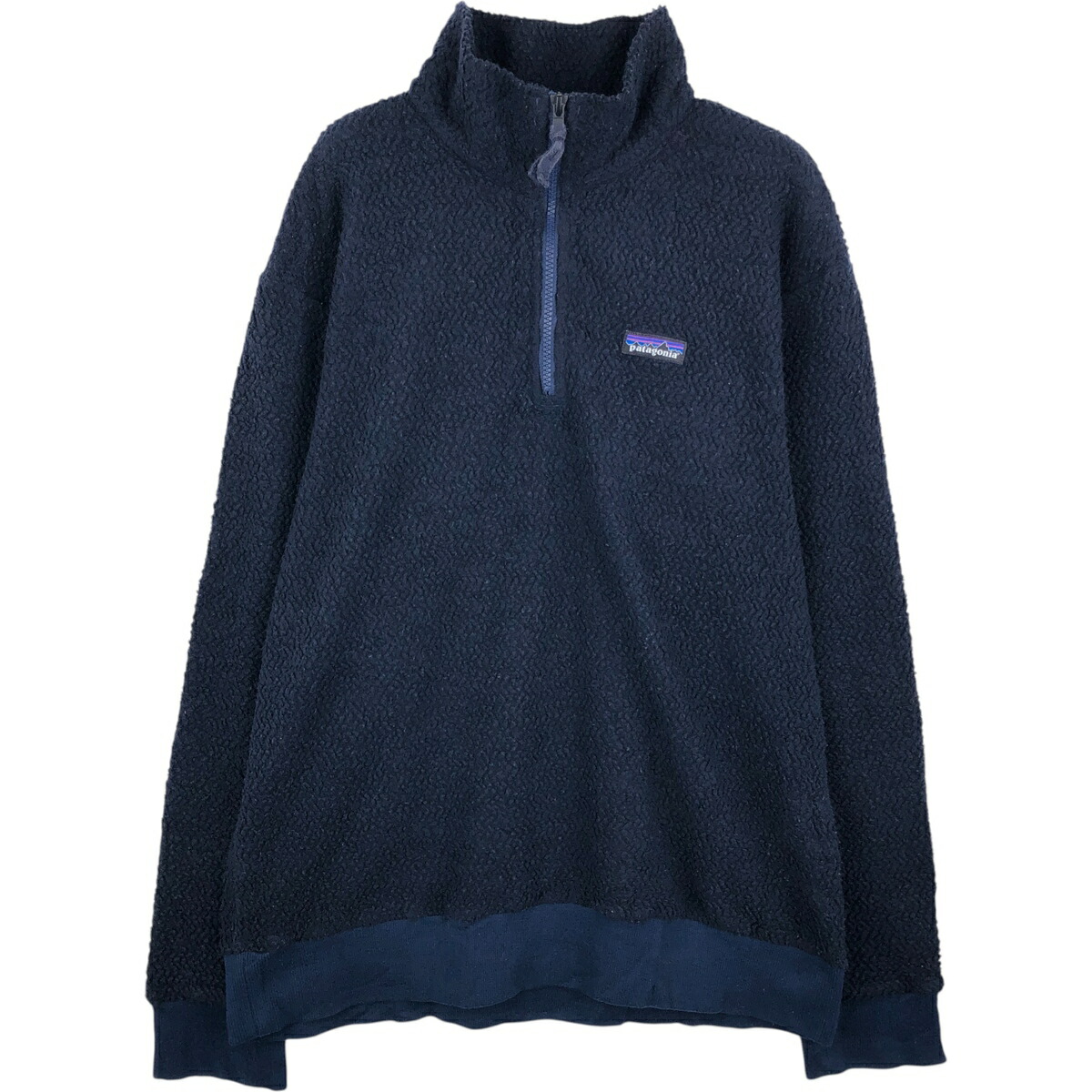 古着 パタゴニア Patagonia ウーリエステルフリースプルオーバー 26940FA18 ハーフジップ フリースプルオーバー メンズL相当 /eaa617630 【中古】 【260301】 ネイビー系 春秋冬