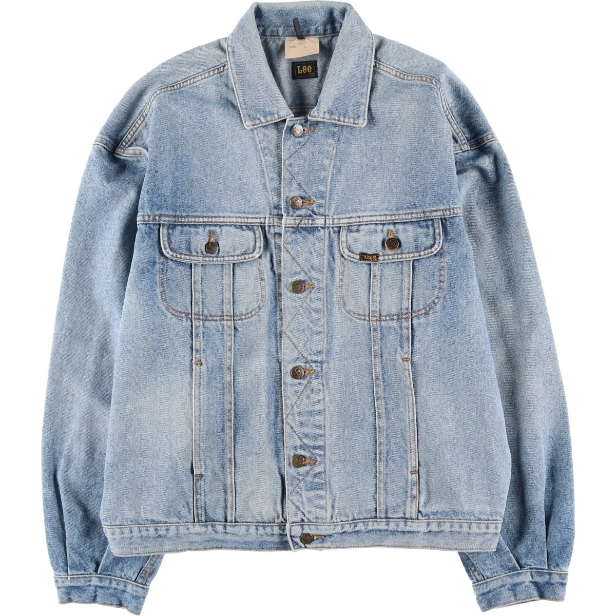 古着 80~90'S リー Lee RIDERS ライダース デニムジャケット Gジャン メンズL相当 ヴィンテージ /eaa617838 【中古】 【260302】 【SS2606_10】｜古着屋JAM