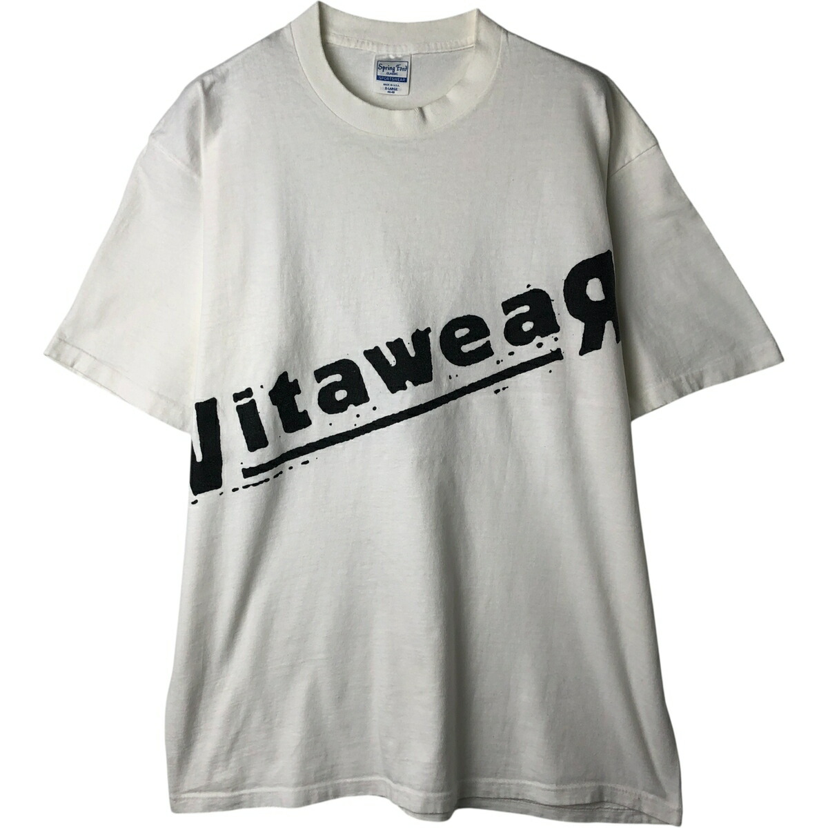 古着 80'S Spring Ford CLASSIC プリントTシャツ USA製 メンズXL相当 ヴィンテージ /eaa618008 【中古】 【260302】 ホワイト系 春夏秋