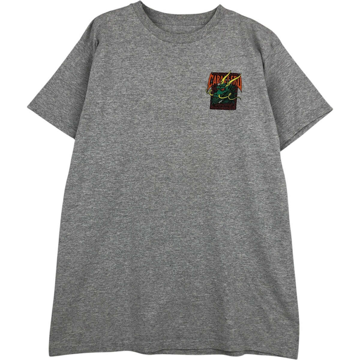 古着 パウエルペラルタ POWELL PERALTA 龍柄 ドラゴン柄 サーフ スケートTシャツ メンズM相当 /eaa618052 【中古】 【260301】 グレー系 春夏秋