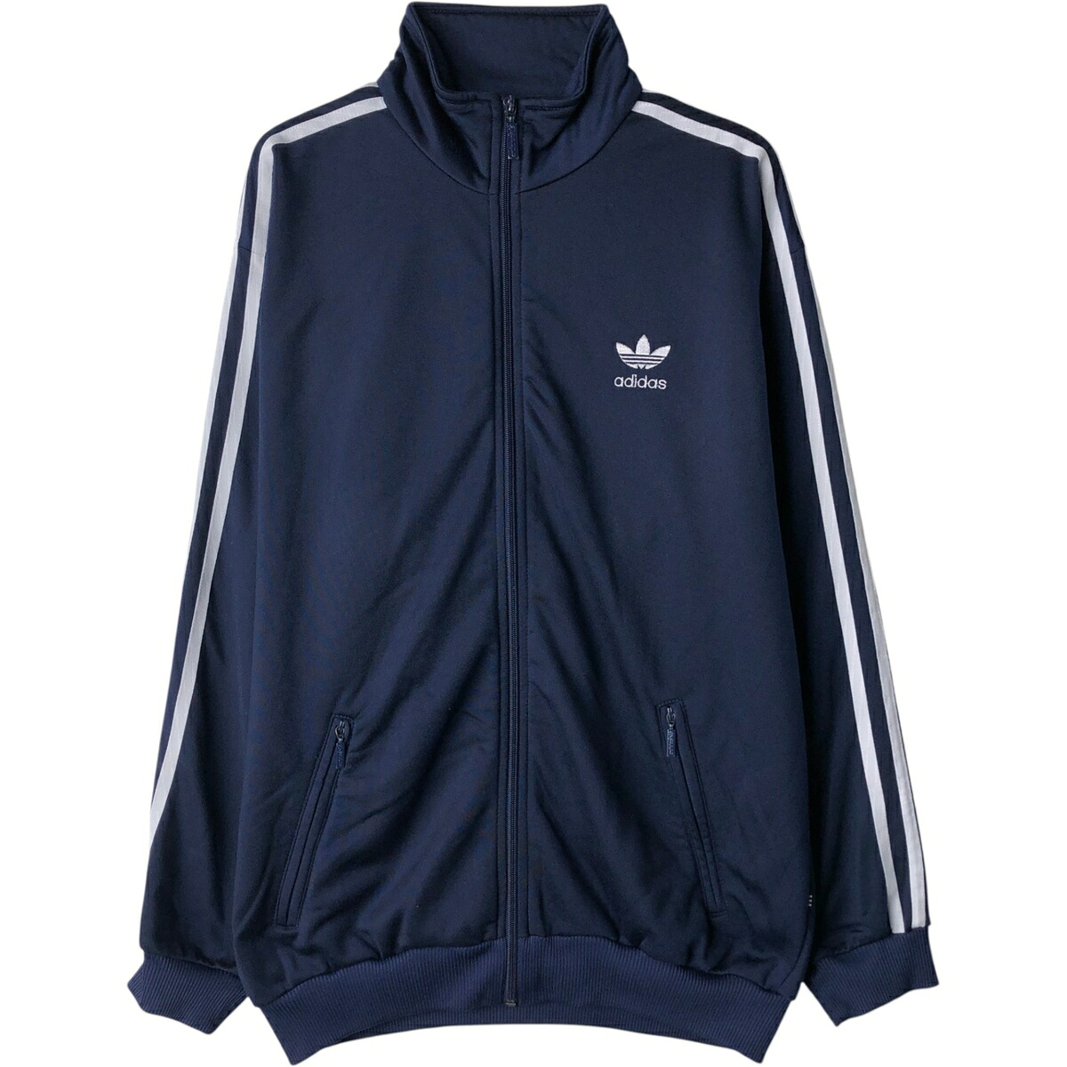 古着 80~90'S アディダス adidas ジャージ トラックジャケット メンズXL相当 ヴィンテージ /eaa618076 【中古】 【260305】 ネイビー系 春秋冬