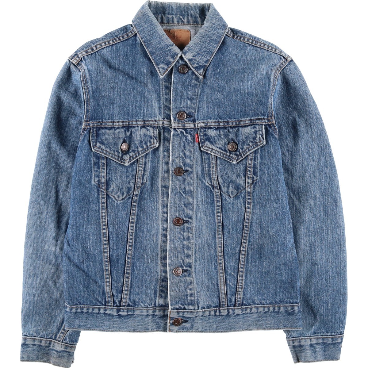 古着 リーバイス Levi's デニムジャケット Gジャン USA製 メンズS相当 /eaa618245 【中古】 【260303】 ブルー系 春秋冬
