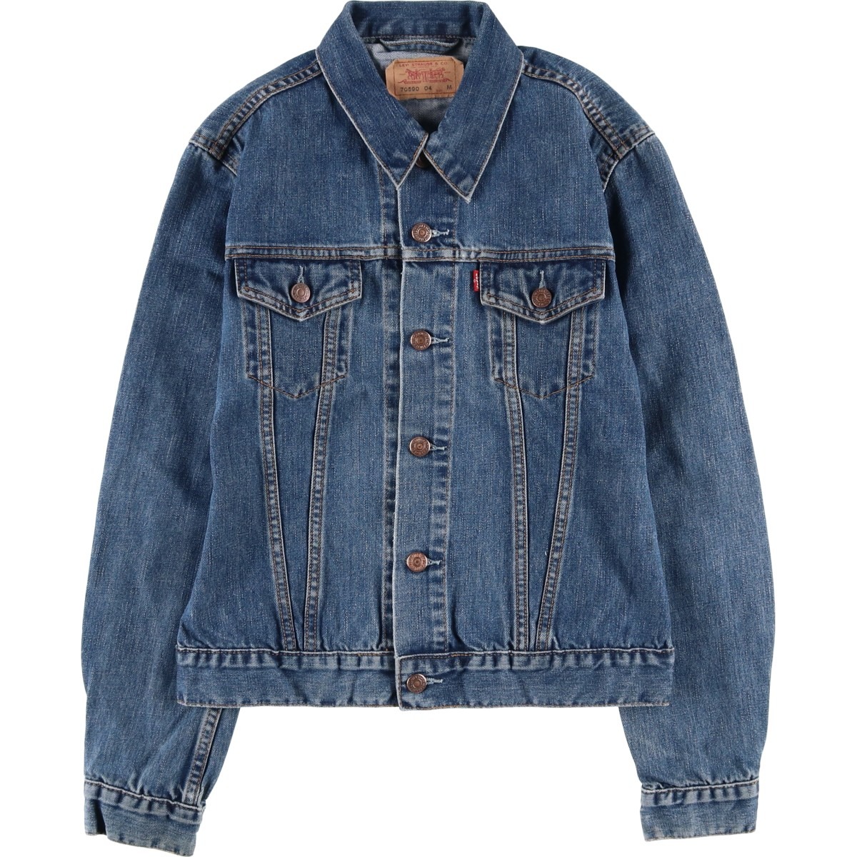 古着 リーバイス Levi's 70590-0416 ユーロモデル デニムジャケット Gジャン メンズM相当 /eaa618482 【中古】 【260308】 ブルー系 春秋冬