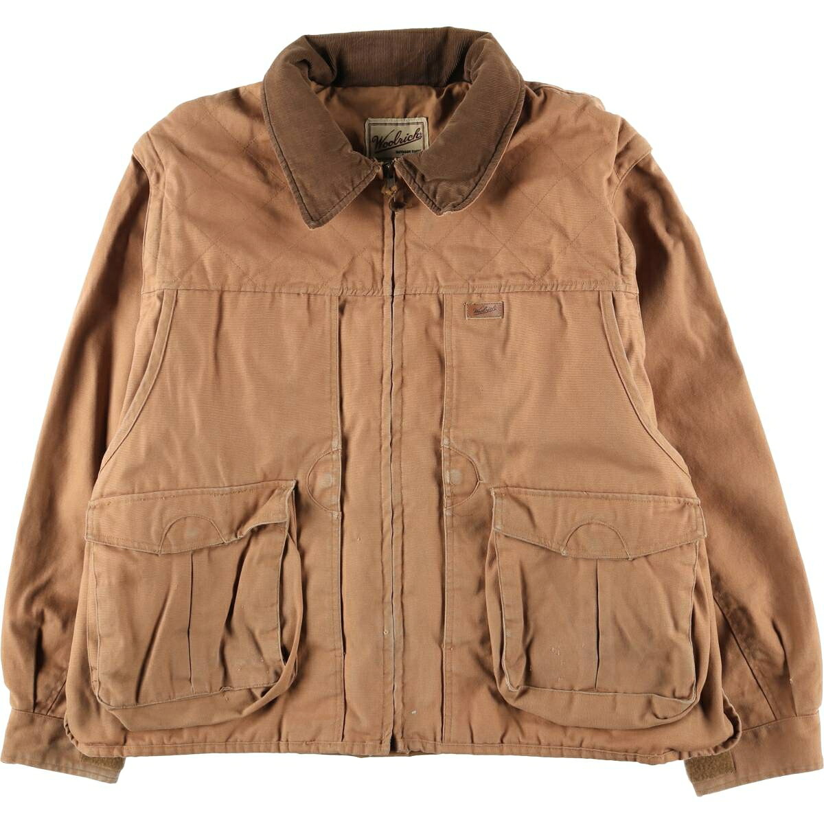 古着 90~00'S ウールリッチ WOOLRICH 中綿入り ダック ハンティングジャケット メンズL相当 /eaa618710 【中古】 【260303】 ブラウン系 春秋冬
