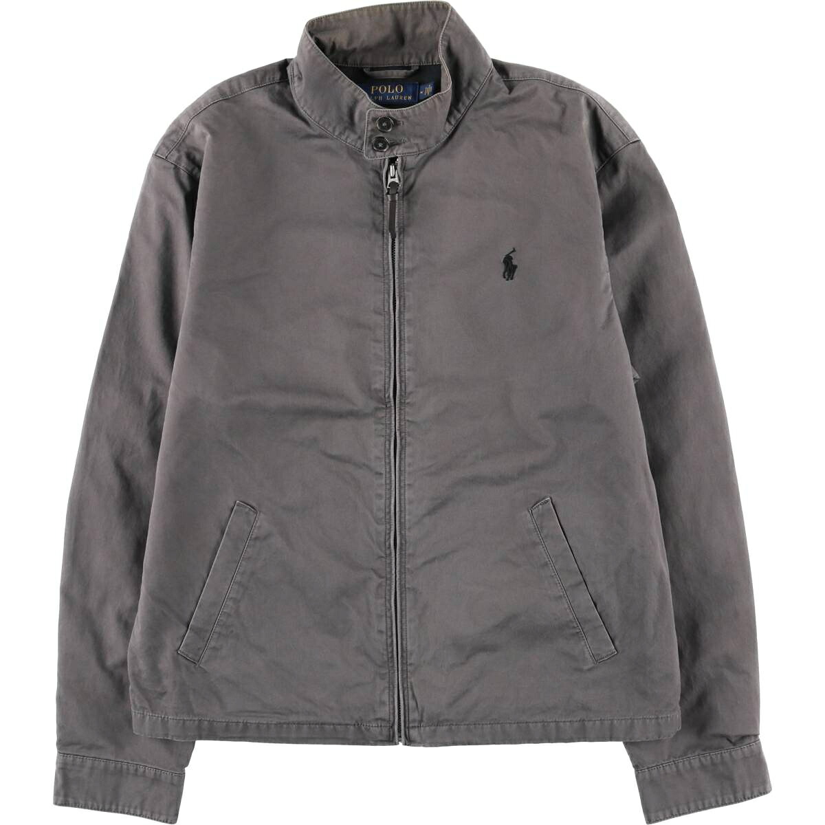 古着 ラルフローレン Ralph Lauren POLO RALPH LAUREN ハリントンジャケット スイングトップ メンズM相当 /eaa618729 【中古】 【260307】 グレー系 春秋冬