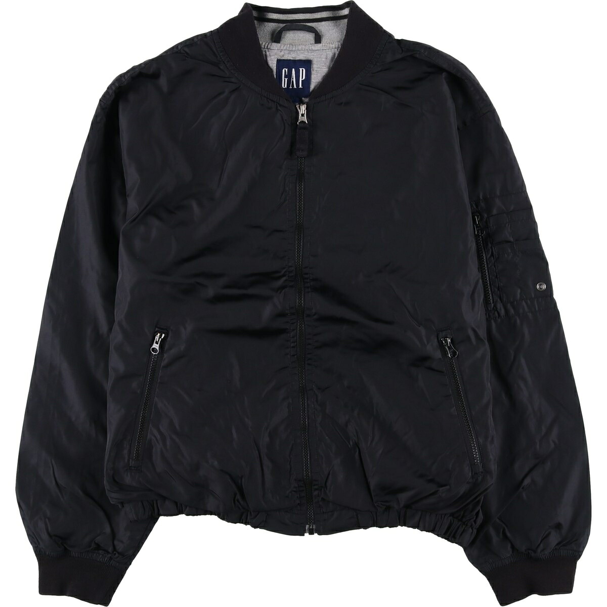 古着 00'S ギャップ GAP ナイロンブルゾン メンズL相当 /eaa619139 【中古】 【260308】 ブラック系 春秋冬
