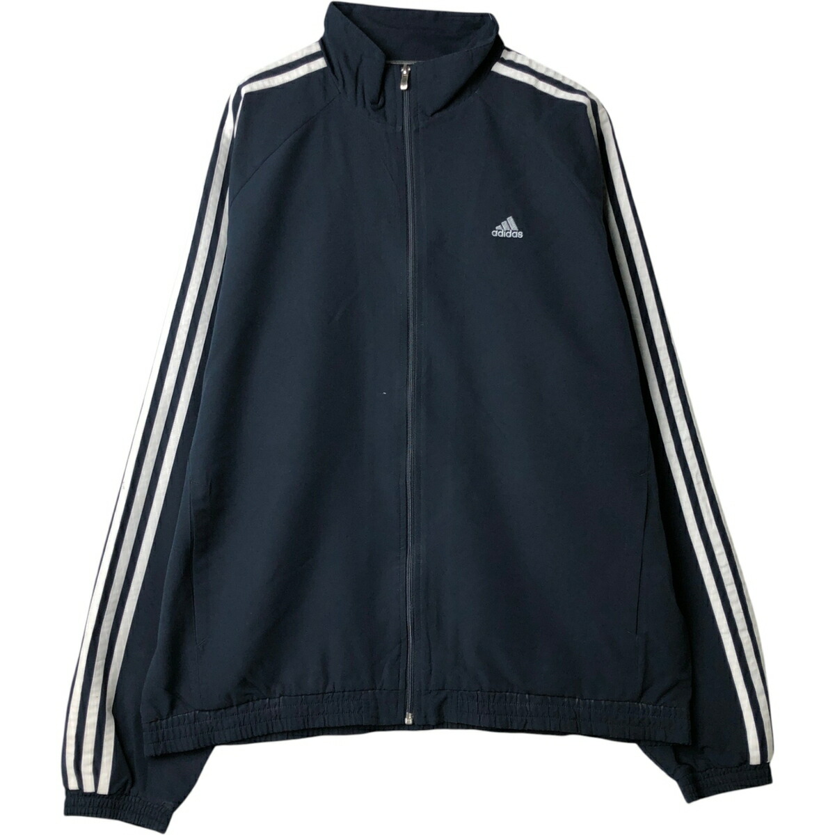 古着 00'S アディダス adidas CLIMA365 ウインドブレーカー メンズXL相当 /eaa619161 【中古】 【260307】 ネイビー系 春秋冬