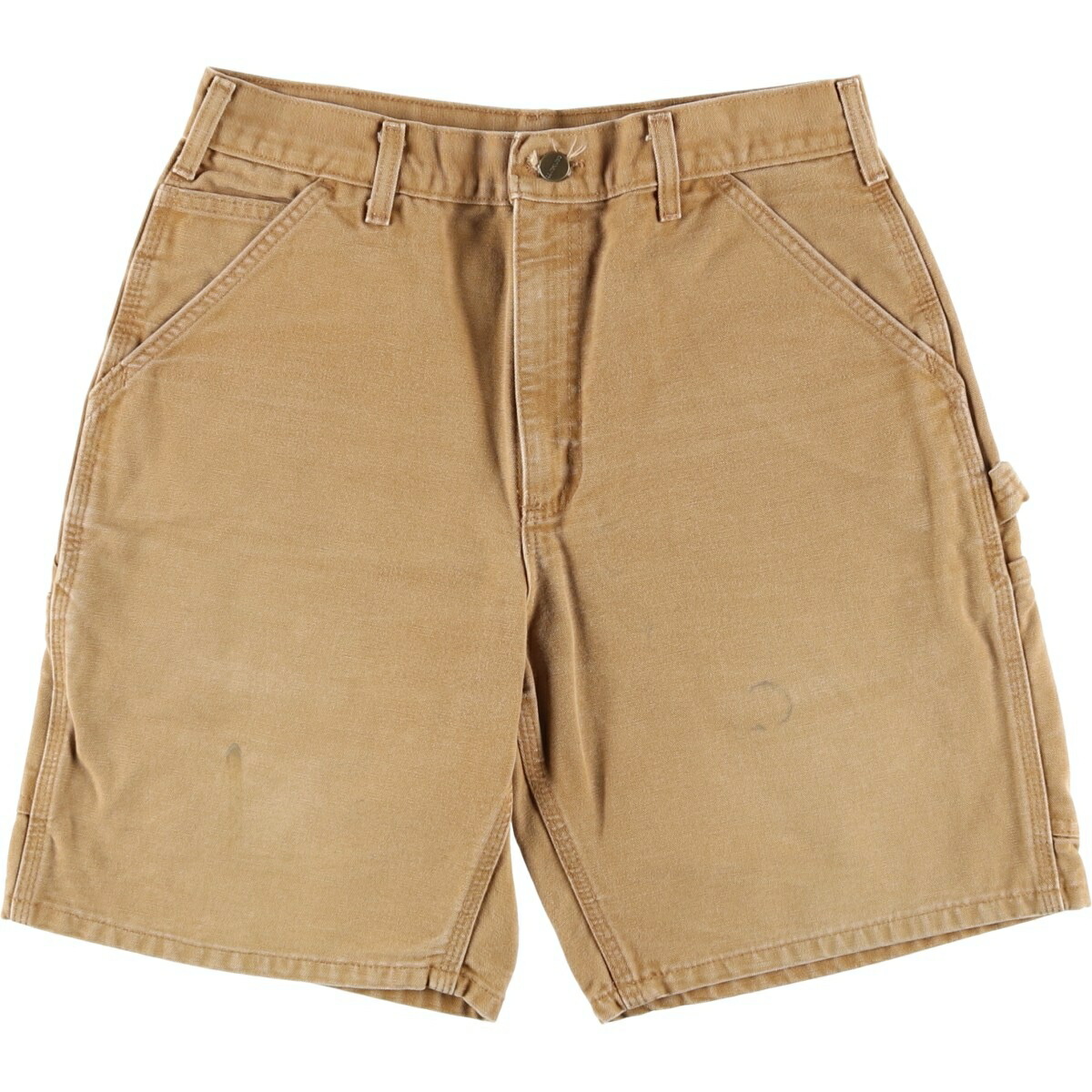 古着 カーハート Carhartt ORIGINAL FIT ダック地ペインターショーツ ショートパンツ メンズw31相当 /eaa619349 【中古】 【260310】 ベージュ系 春夏秋
