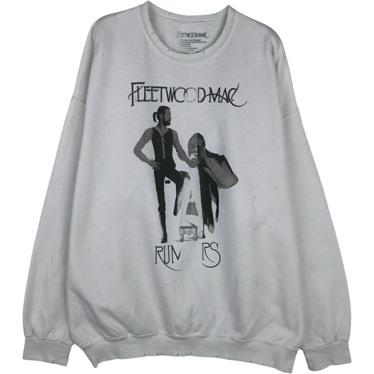 古着 FLEETWOOD MAC フリートウッド マック バンド スウェットシャツ トレーナー メンズM相当 /eaa619428 【中古】 【260313】 ホワイト系 春夏秋冬