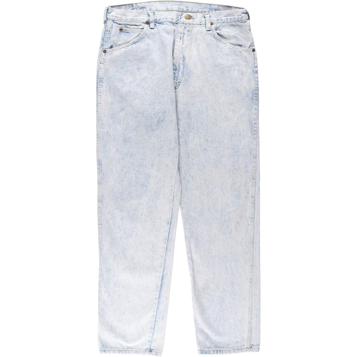 古着 80~90'S ラングラー Wrangler ケミカルウォッシュ テーパードデニムパンツ USA製 メンズw34相当 ヴィンテージ /eaa619511 【中古】 【260512】｜古着屋JAM