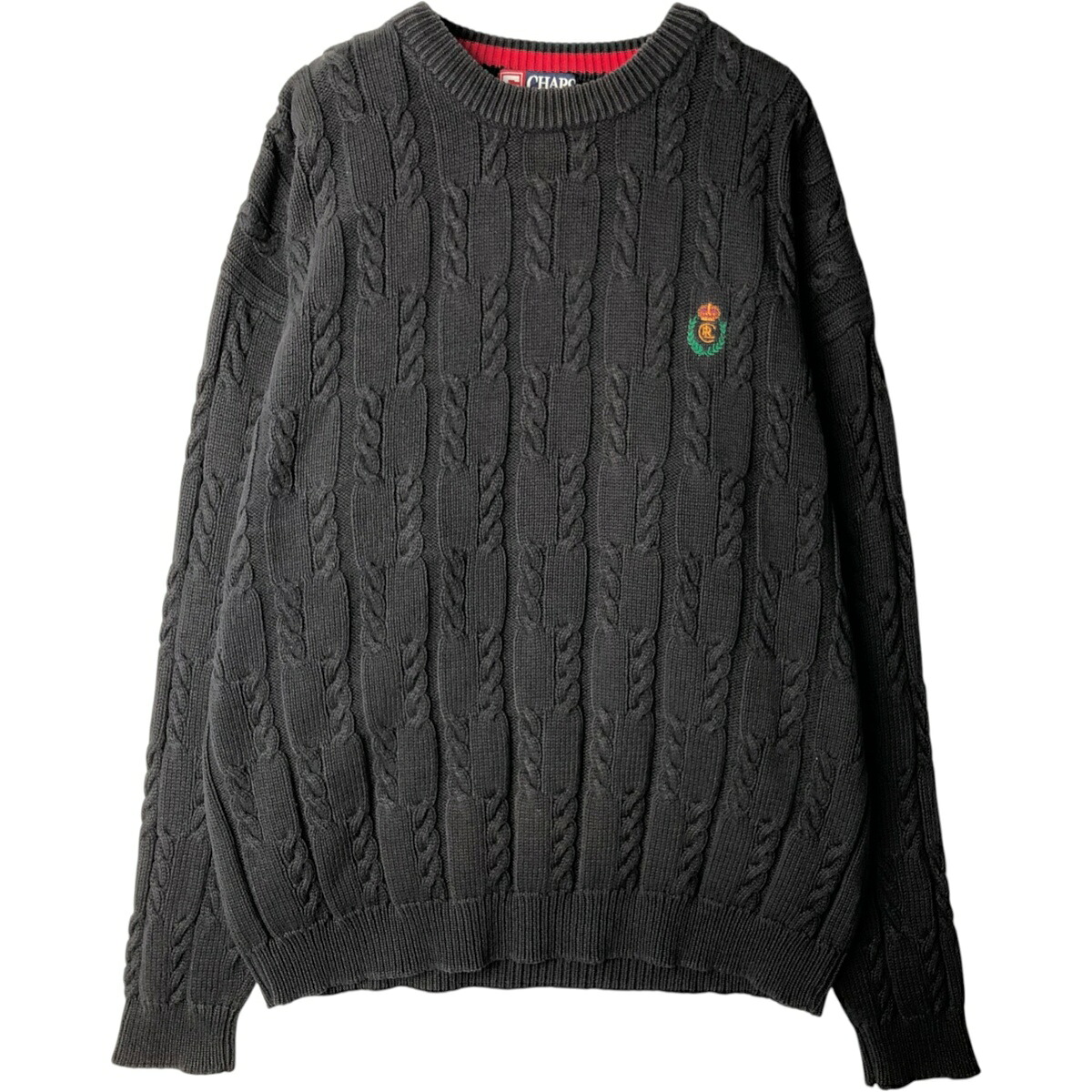 古着 ラルフローレン Ralph Lauren CHAPS チャップス ケーブル編み コットンニットセーター メンズXL相当 /eaa619616 【中古】 【260320】|古着屋JAM