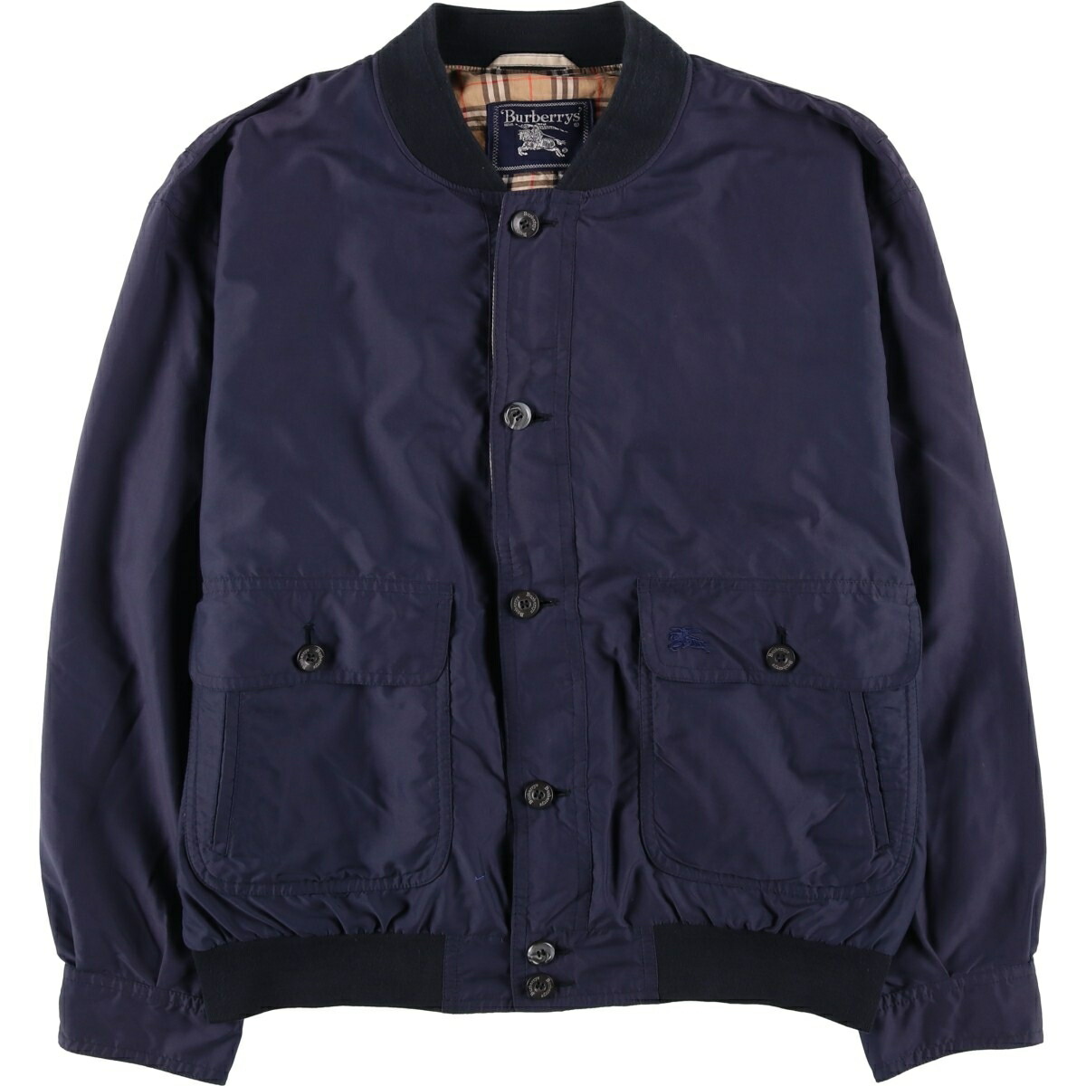 古着 バーバリー Burberry's ブルゾン メンズXL相当 /eaa619933 【中古】 【260308】 ネイビー系 春秋冬