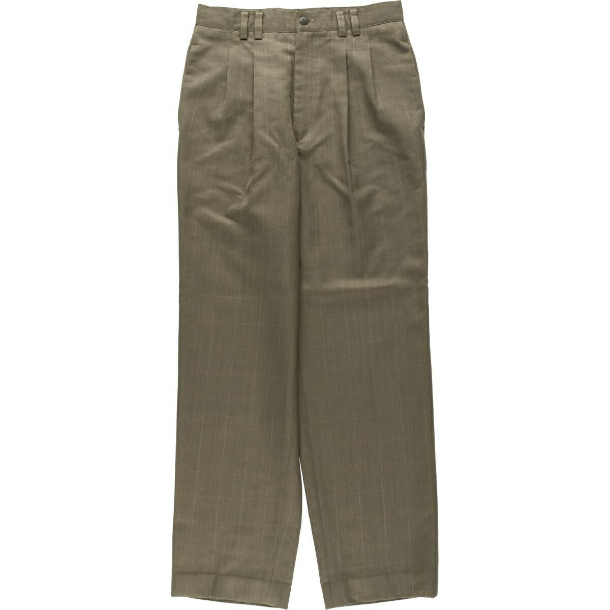 古着 ピエールカルダン Pierre Cardin チェック柄 ツータック スラックスパンツ メンズw29相当 /eaa620140 【中古】 【260428】|古着屋JAM