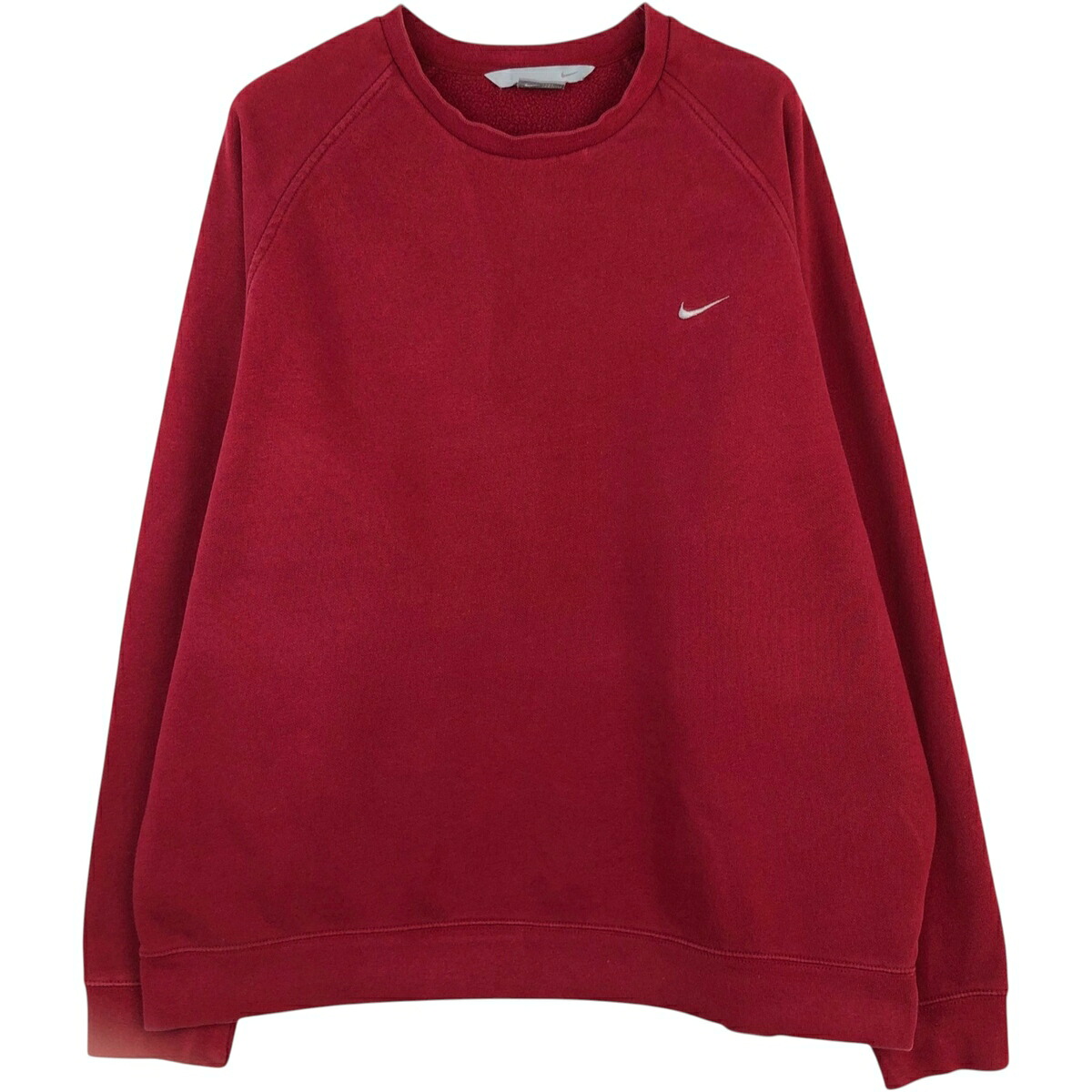 古着 00'S ナイキ NIKE ワンポイントロゴスウェットシャツ トレーナー メンズXL相当 /eaa621719 【中古】 【260309】 レッド系 春夏秋冬