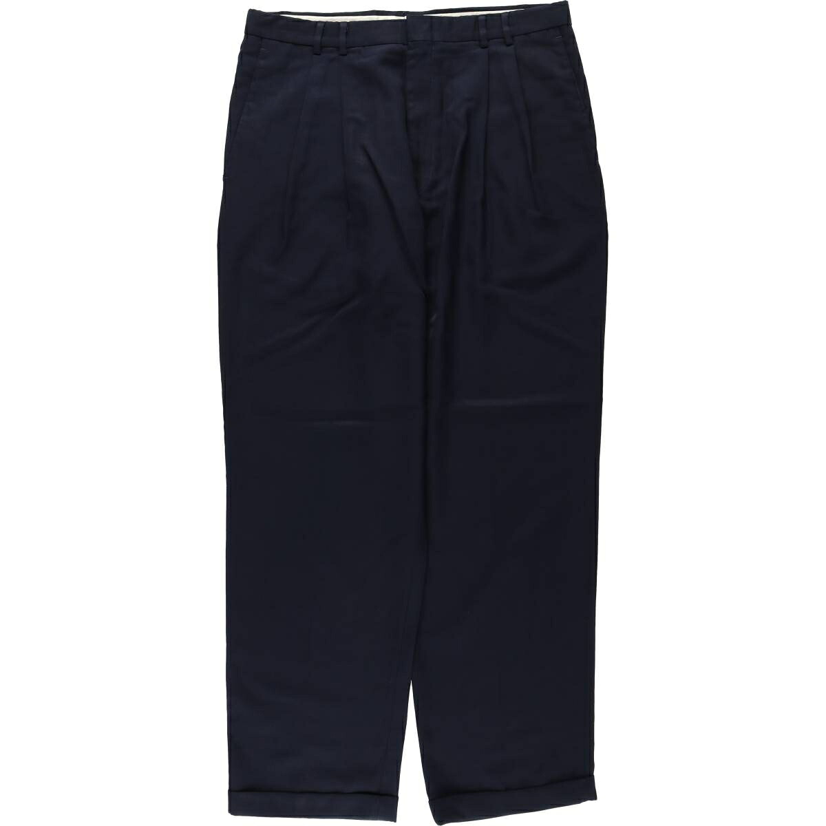 古着 ドッカーズ DOCKERS Dress Slacks ツータック スラックスパンツ メンズw36相当 /eaa622132 【中古】 【260607】 ネイビー系 春夏秋冬｜古着屋JAM