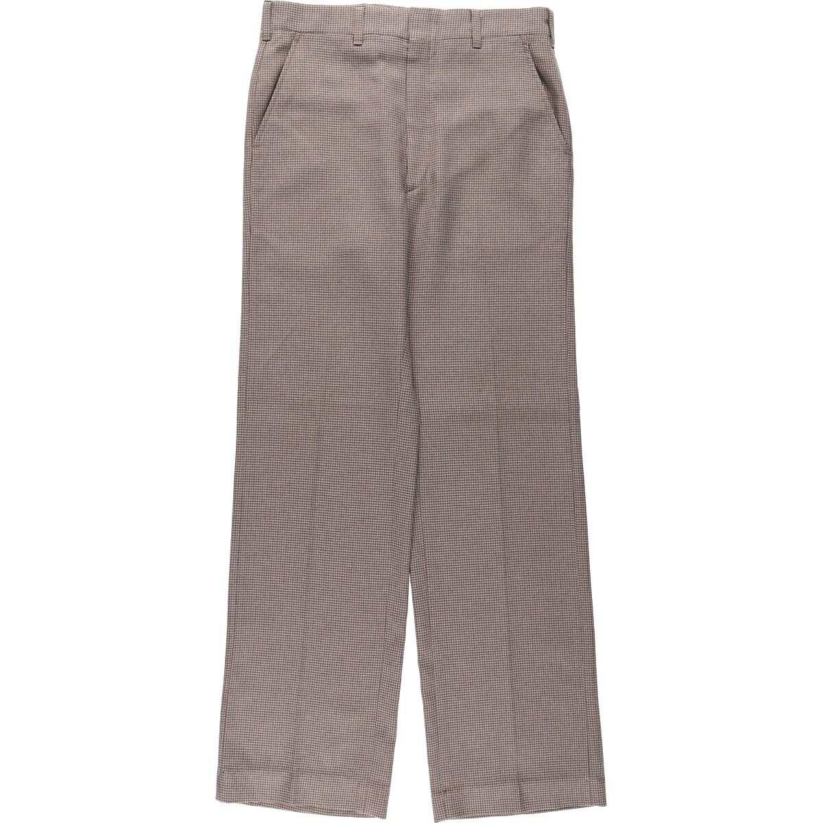 古着 70'S ハガー HAGGAR 千鳥格子柄 スラックスパンツ USA製 メンズw32相当 ヴィンテージ /eaa622163 【中古】 【260702】｜古着屋JAM