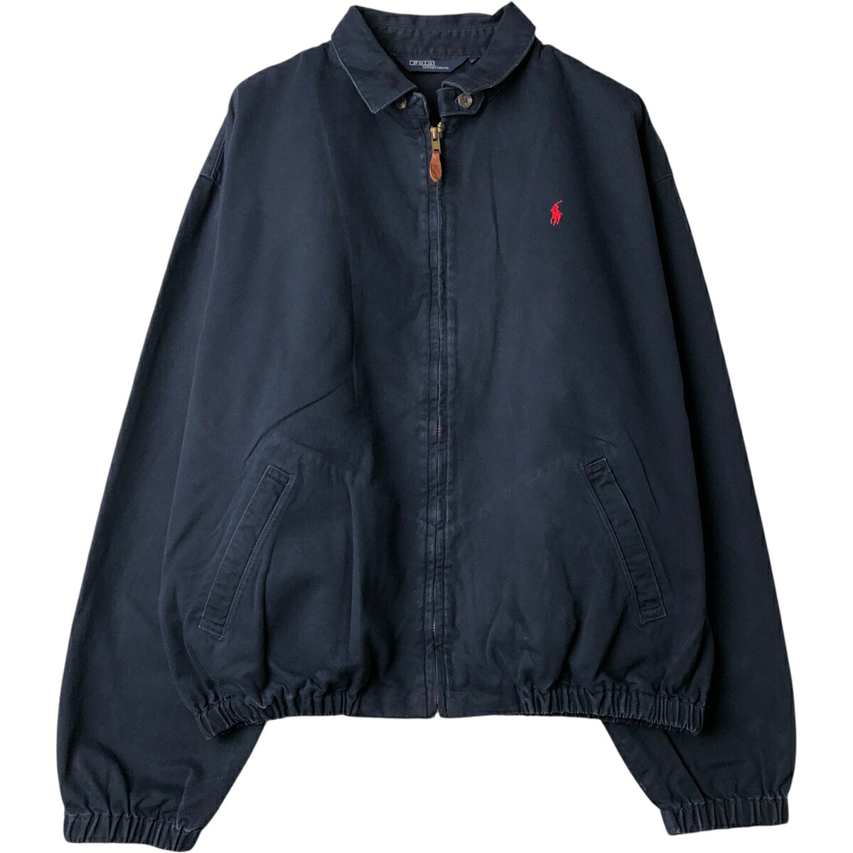 古着 90'S ラルフローレン Ralph Lauren POLO by Ralph Lauren スイングトップ スポーツジャケット USA製 メンズXL相当 /eaa624171 【中古】 【260308】 ネイビー系 春秋冬
