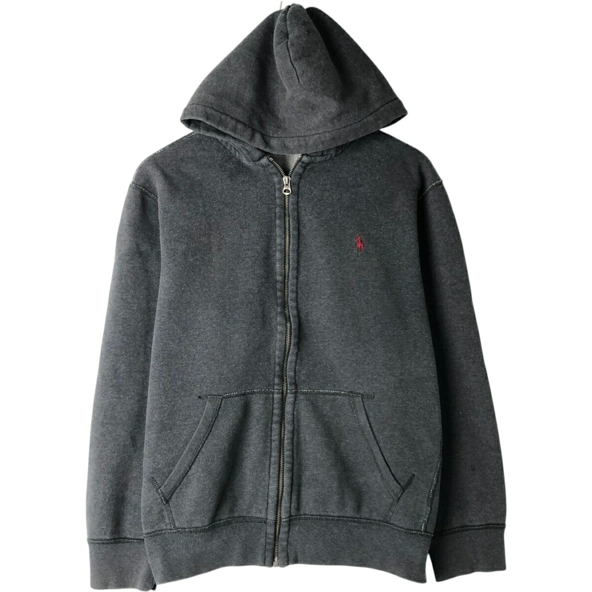 古着 ラルフローレン Ralph Lauren POLO RALPH LAUREN スウェットフルジップパーカー メンズL相当 /eaa624246 【中古】 【260309】 グレー系 春夏秋冬