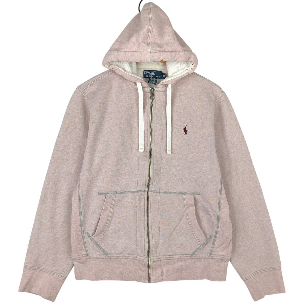 古着 ラルフローレン Ralph Lauren POLO by Ralph Lauren スウェットフルジップパーカー メンズM相当 /eaa624280 【中古】 【260309】 ピンク系 春夏秋冬