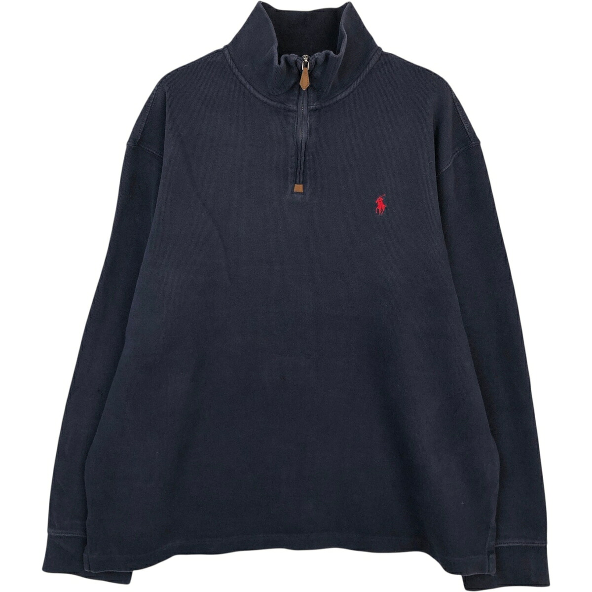 古着 ラルフローレン Ralph Lauren POLO by Ralph Lauren ハーフジップスウェットシャツ トレーナー メンズXL相当 /eaa624346 【中古】 【260309】 ネイビー系 春夏秋冬