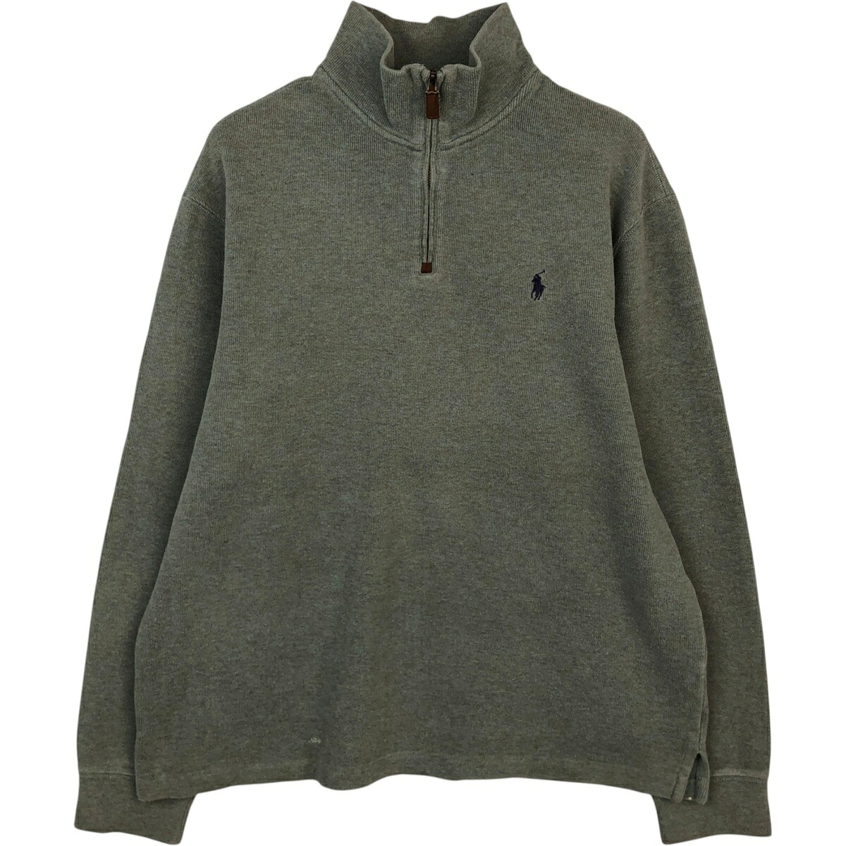 古着 ラルフローレン Ralph Lauren POLO by Ralph Lauren ハーフジップスウェットシャツ トレーナー メンズL相当 /eaa624353 【中古】 【260309】 グリーン系 春夏秋冬