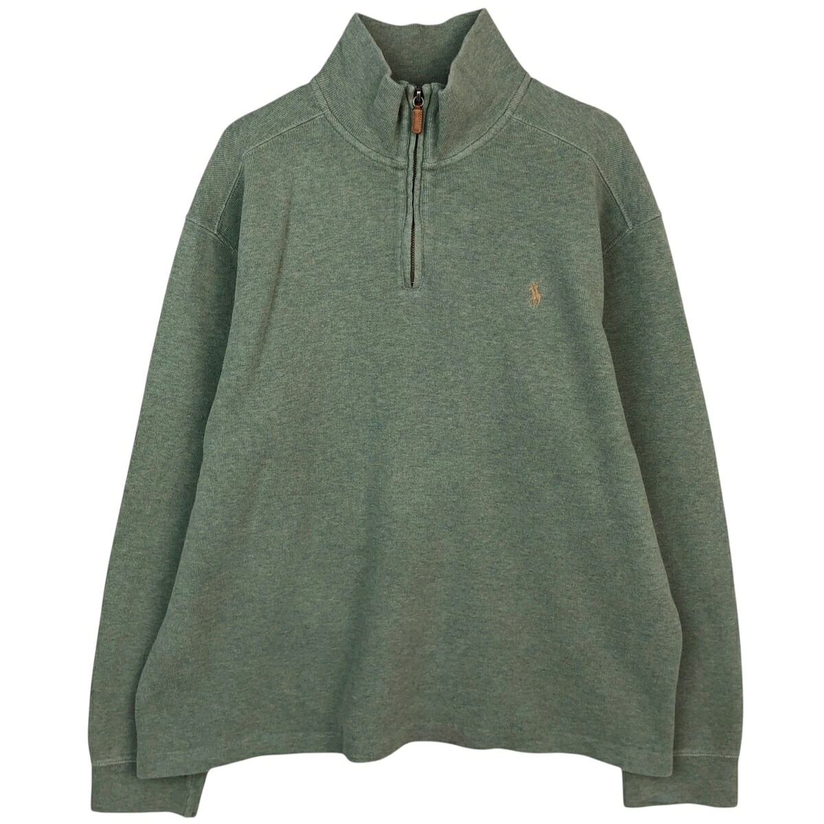 古着 ラルフローレン Ralph Lauren POLO by Ralph Lauren ハーフジップスウェットシャツ トレーナー メンズXL相当 /eaa624354 【中古】 【260309】 グリーン系 春夏秋冬