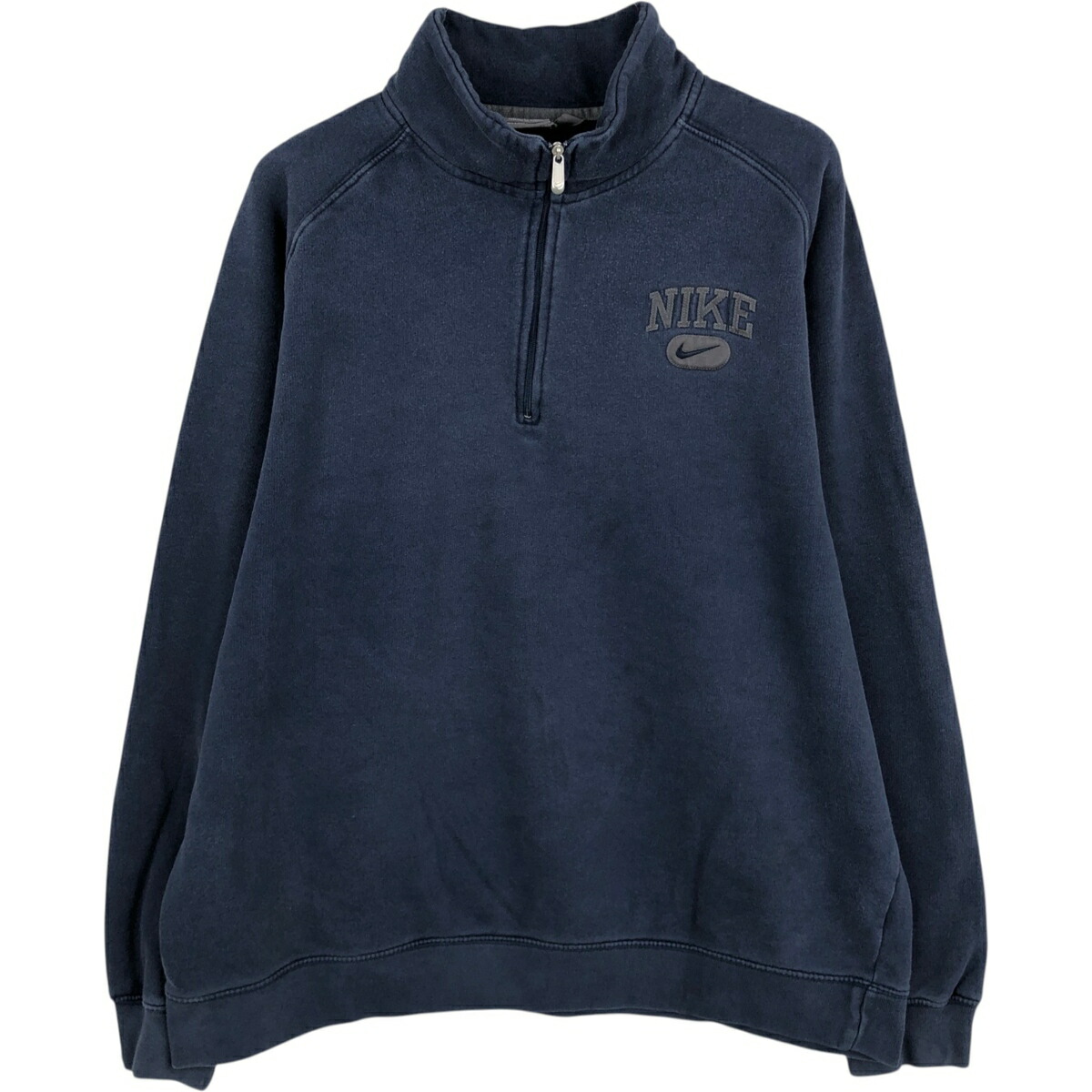 古着 00'S ナイキ NIKE ハーフジップスウェットシャツ トレーナー メンズXL相当 /eaa624364 【中古】 【260307】 ネイビー系 春夏秋冬