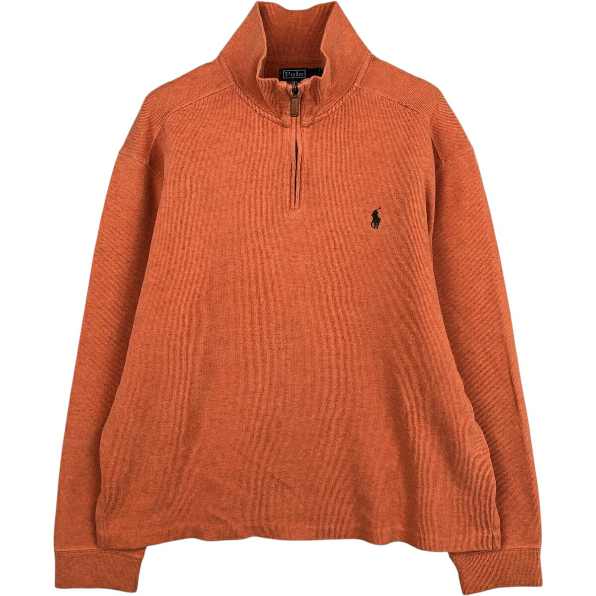 古着 ラルフローレン Ralph Lauren POLO by Ralph Lauren ハーフジップスウェットシャツ トレーナー メンズL相当 /eaa624370 【中古】 【260307】 オレンジ系 春夏秋冬
