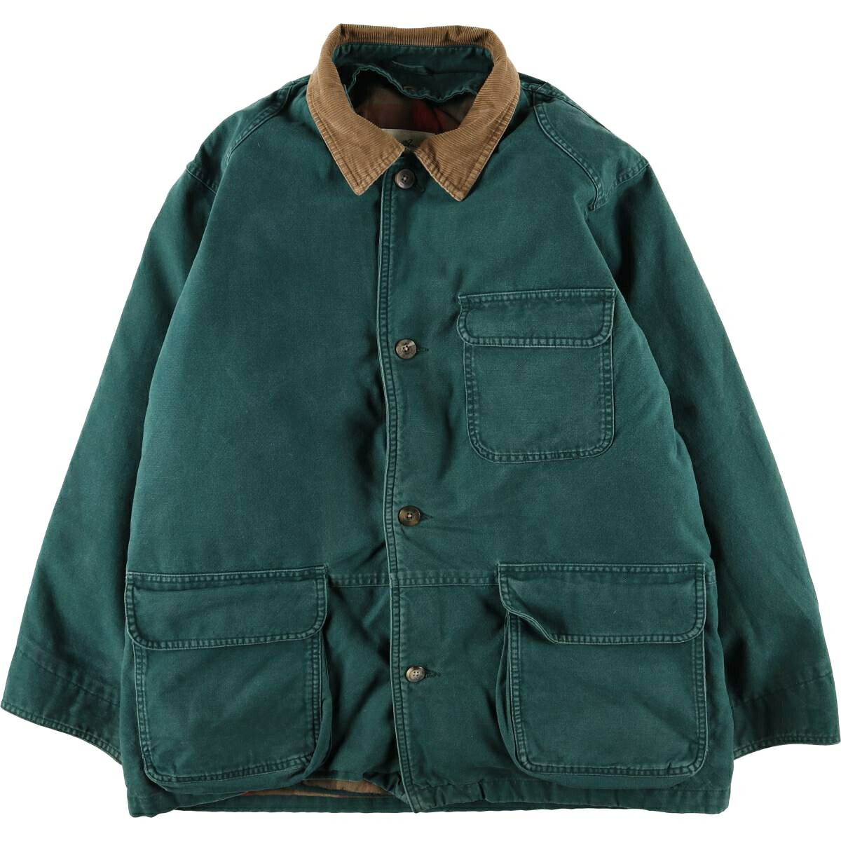 古着 90'S エディーバウアー Eddie Bauer ハンティングジャケット メンズS相当 /eaa624417 【中古】 【260313】 グリーン系 春秋冬