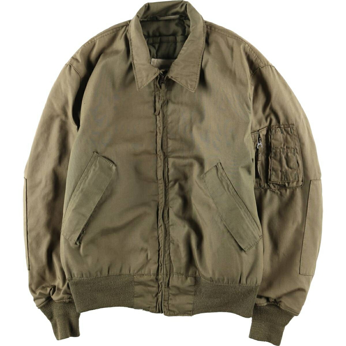 古着 80'S 米軍実品 CVC ノーメックス タンカースジャケット USA製 メンズM相当 ヴィンテージ /eaa624466 【中古】 【260309】 カーキ系 春秋冬