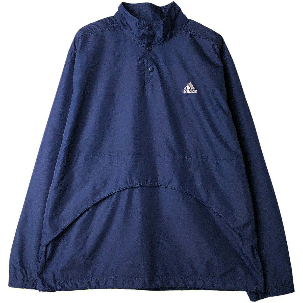 古着 90'S~ アディダス adidas ハーフスナップ ウォームアッププルオーバー メンズS相当 /eaa624493 【中古】 【260309】 ネイビー系 春秋冬