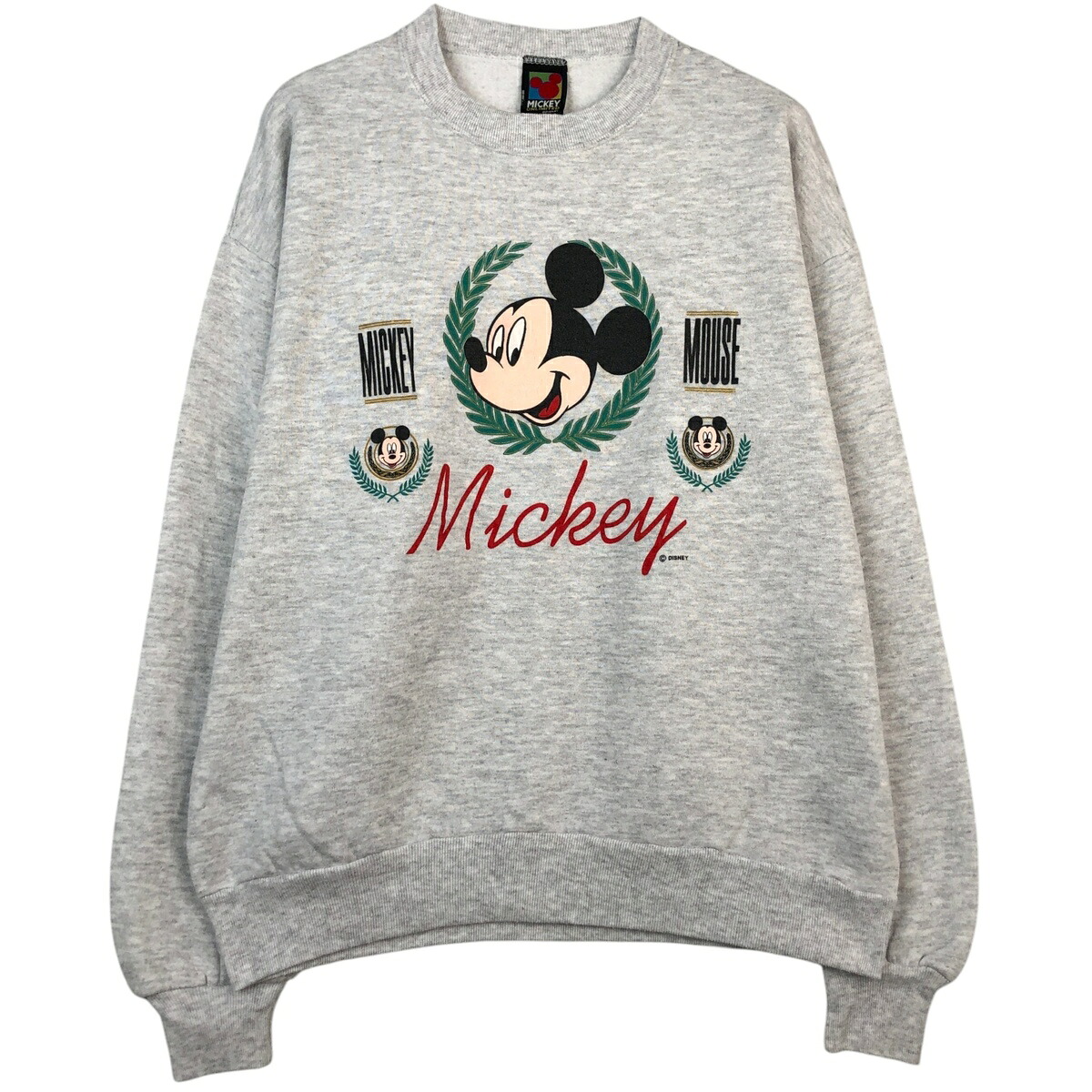 古着 90'S MICKY UNLIMITED MICKEY MOUSE ミッキーマウス キャラクタースウェットシャツ トレーナー メンズXL相当 ヴィンテージ /eaa624635 【中古】 【260312】 ホワイト系 春夏秋冬