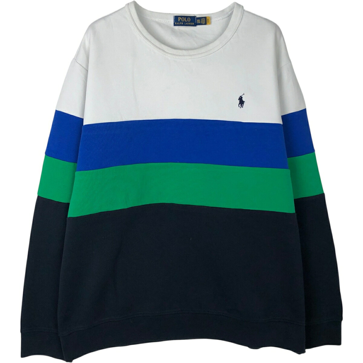 古着 ラルフローレン Ralph Lauren POLO RALPH LAUREN ワンポイントロゴスウェットシャツ トレーナー メンズXXL相当 /eaa624673 【中古】 【260315】 ホワイト系 春夏秋冬