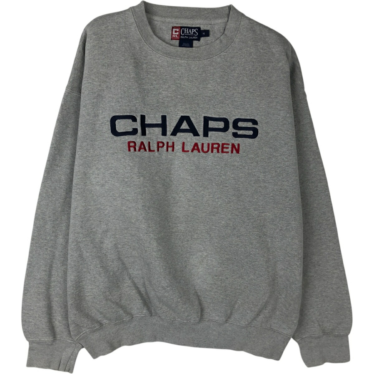 古着 ラルフローレン Ralph Lauren CHAPS チャップス ロゴスウェットシャツ トレーナー メンズM相当 /eaa624681 【中古】 【260315】 グレー系 春夏秋冬