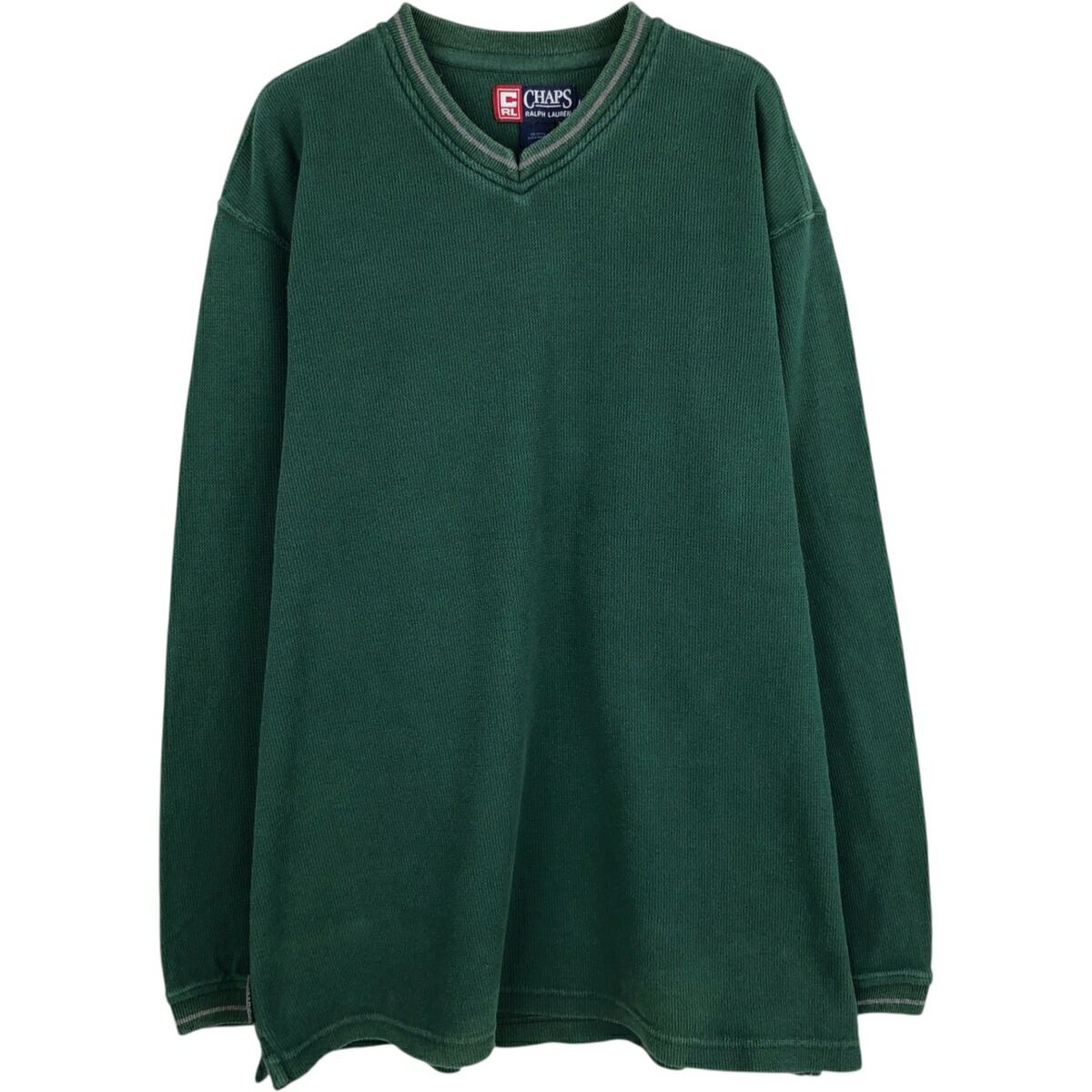 古着 ラルフローレン Ralph Lauren CHAPS チャップス サーマルロングTシャツ メンズL相当 /eaa625357 【中古】 【260314】 グリーン系 春夏秋