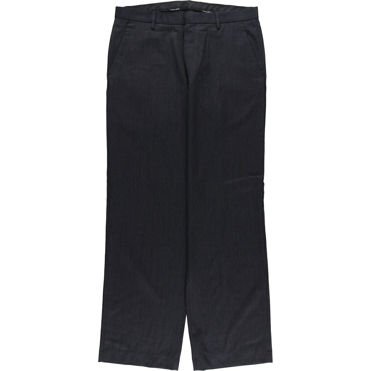 古着 00'S~ カルバンクライン Calvin klein ストライプ柄 ウールパンツ スラックス メンズw34相当 /eaa625462 【中古】 【260326】｜古着屋JAM