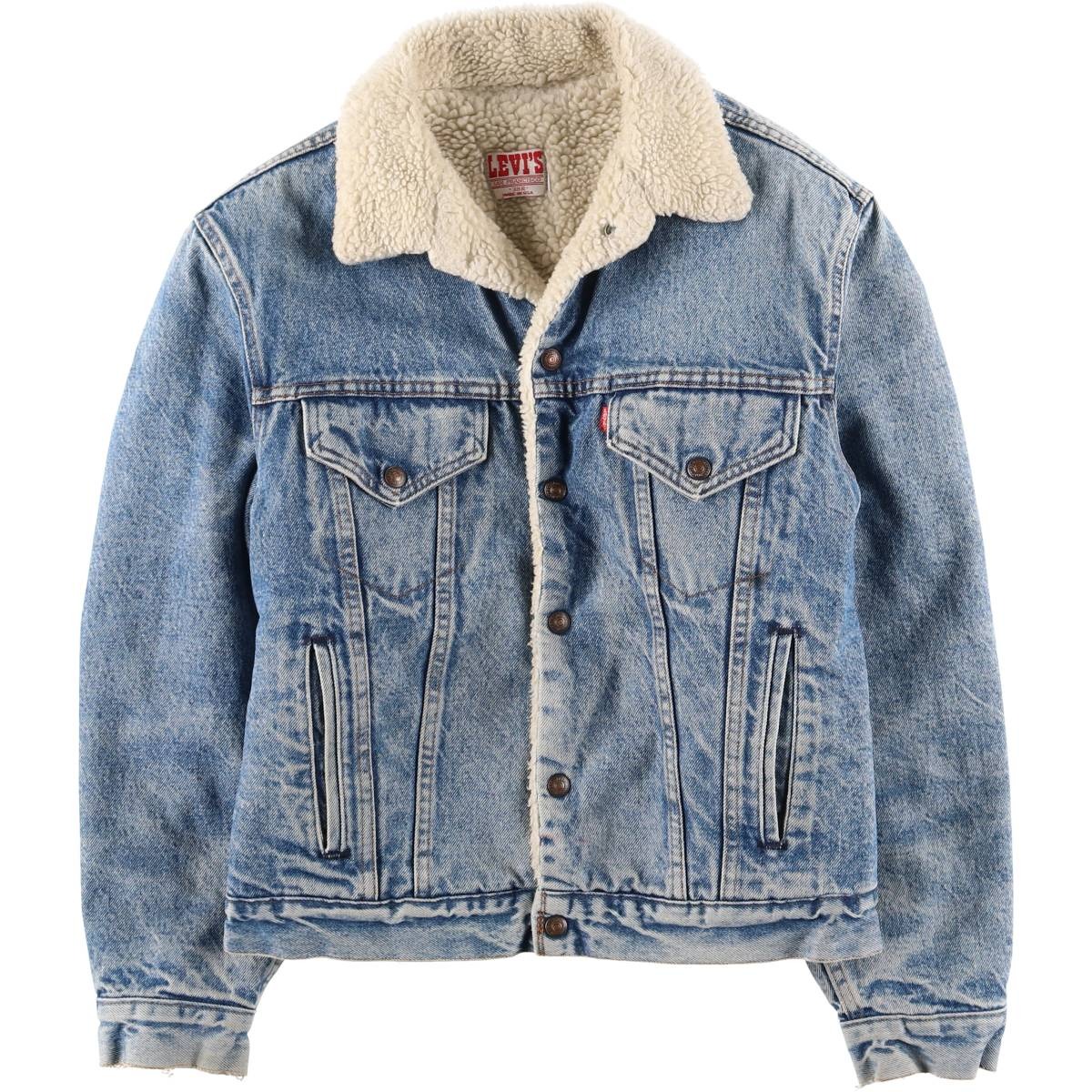 古着 ~90'S リーバイス Levi's 70608-0216 デニムボアジャケット USA製 メンズM相当 ヴィンテージ /eaa625999 【中古】 【260316】|古着屋JAM