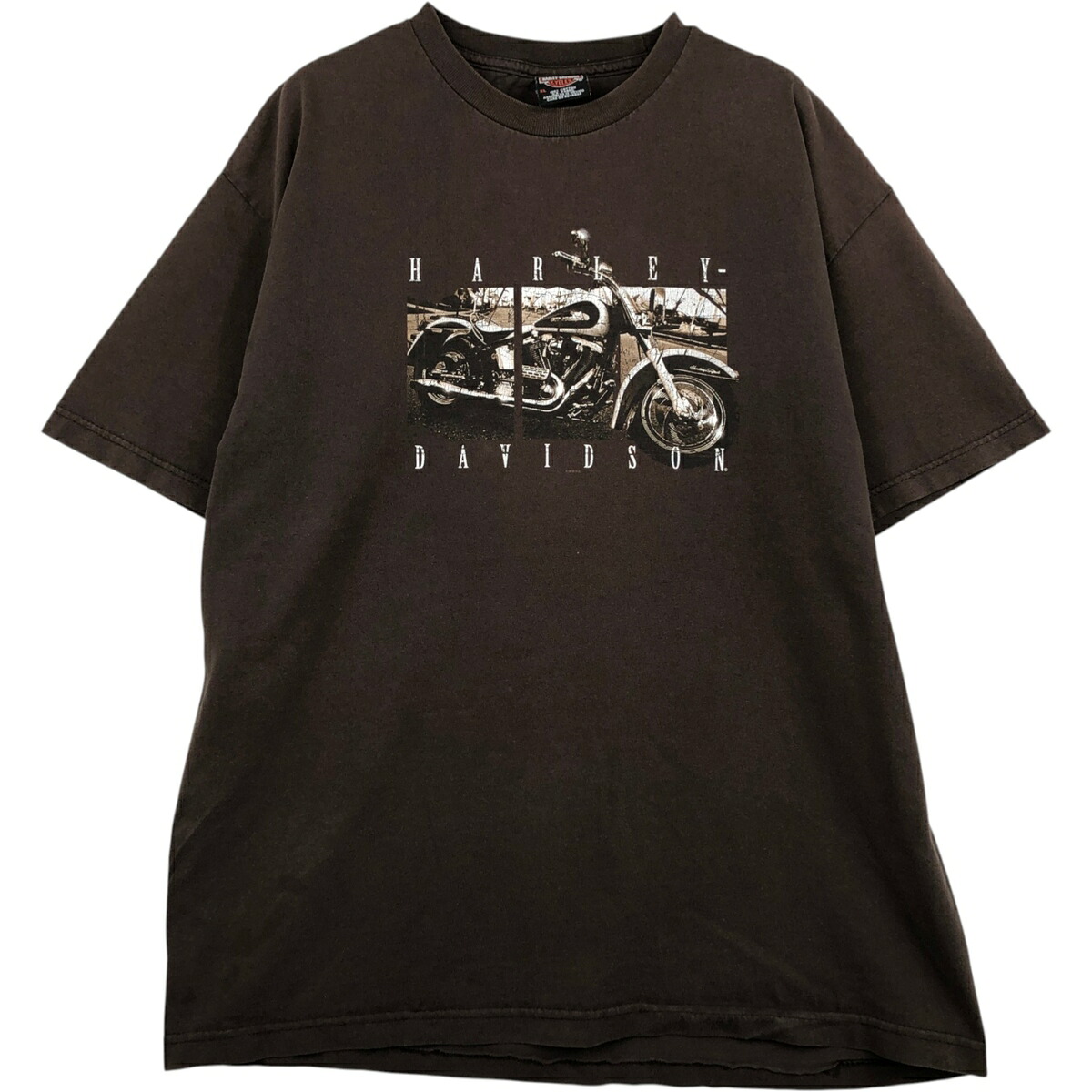 古着 00'S ハーレーダビッドソン Harley-Davidson モーターサイクル バイクTシャツ メンズXL相当 /eaa626012 【中古】 【260315】 ブラウン系 春夏秋