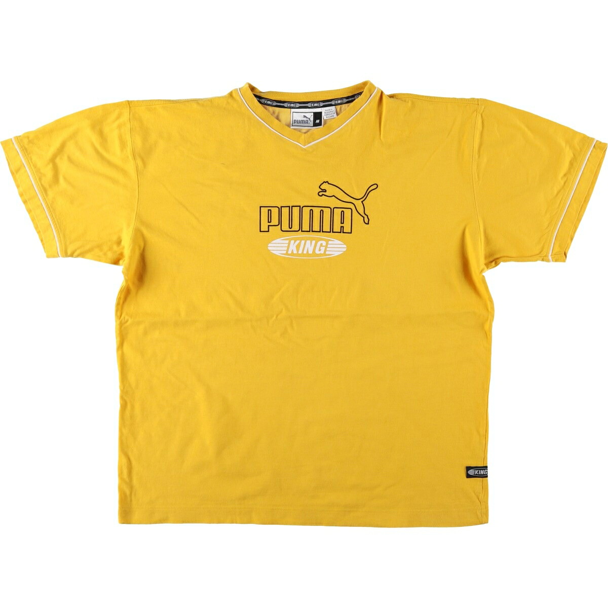 古着 プーマ PUMA ロゴTシャツ メンズM相当 /eaa626090 【中古】 【260316】 イエロー系 春夏秋