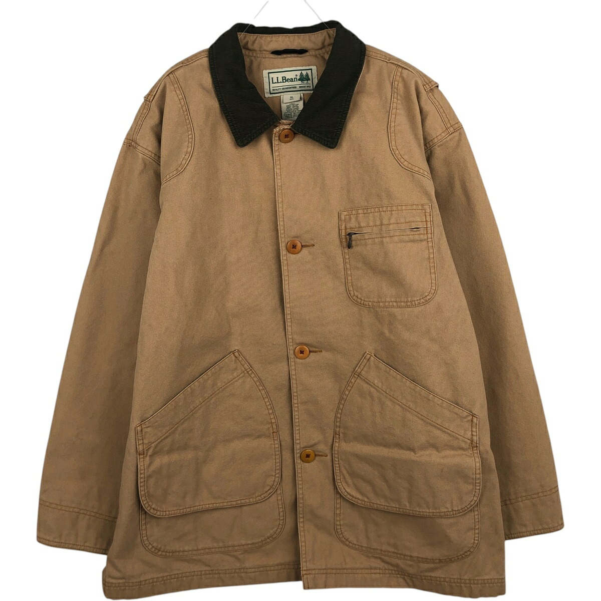 古着 90~00'S エルエルビーン L.L.Bean ハンティングジャケット メンズXL相当 /eaa626233 【中古】 【260316】 ベージュ系 春秋冬