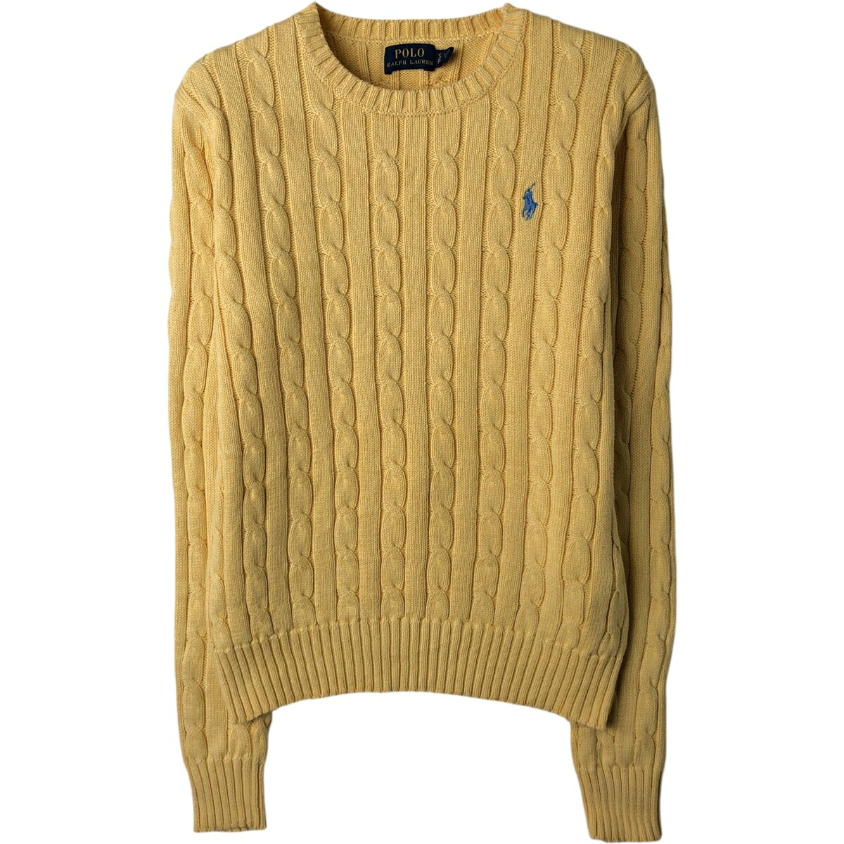 古着 ラルフローレン Ralph Lauren POLO RALPH LAUREN ケーブル編み コットンニットセーター レディースS相当 /eaa626290 【中古】 【260322】 【Elulu/エルル】｜古着屋JAM