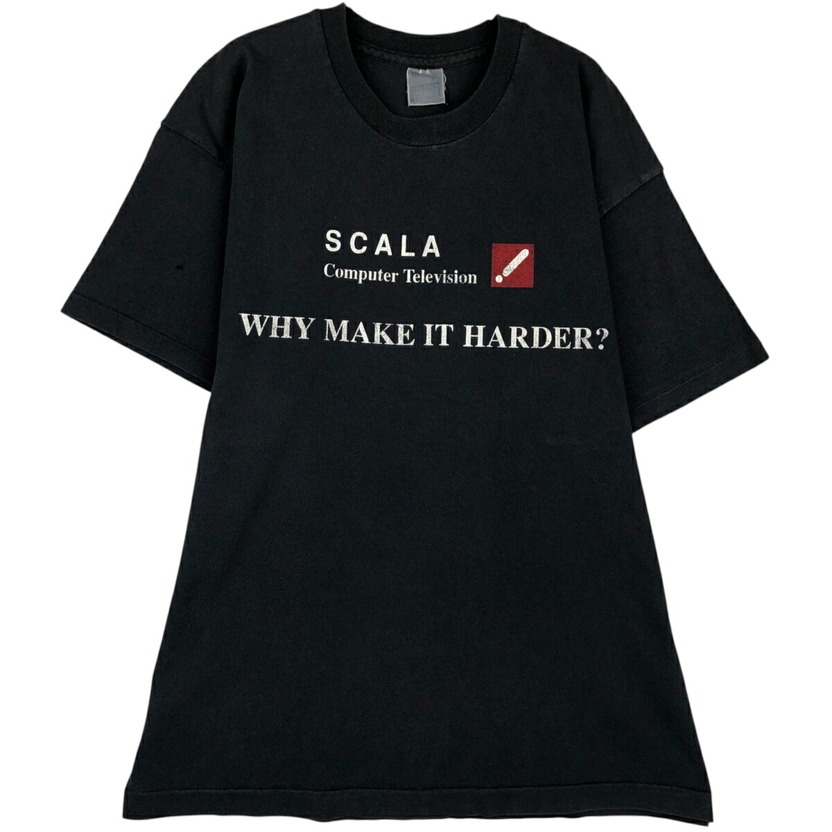 古着 80~90'S スクリーンスターズ SCREEN STARS メッセージプリントTシャツ メンズM相当 ヴィンテージ /eaa626328 【中古】 【260321】 ブラック系 春夏秋