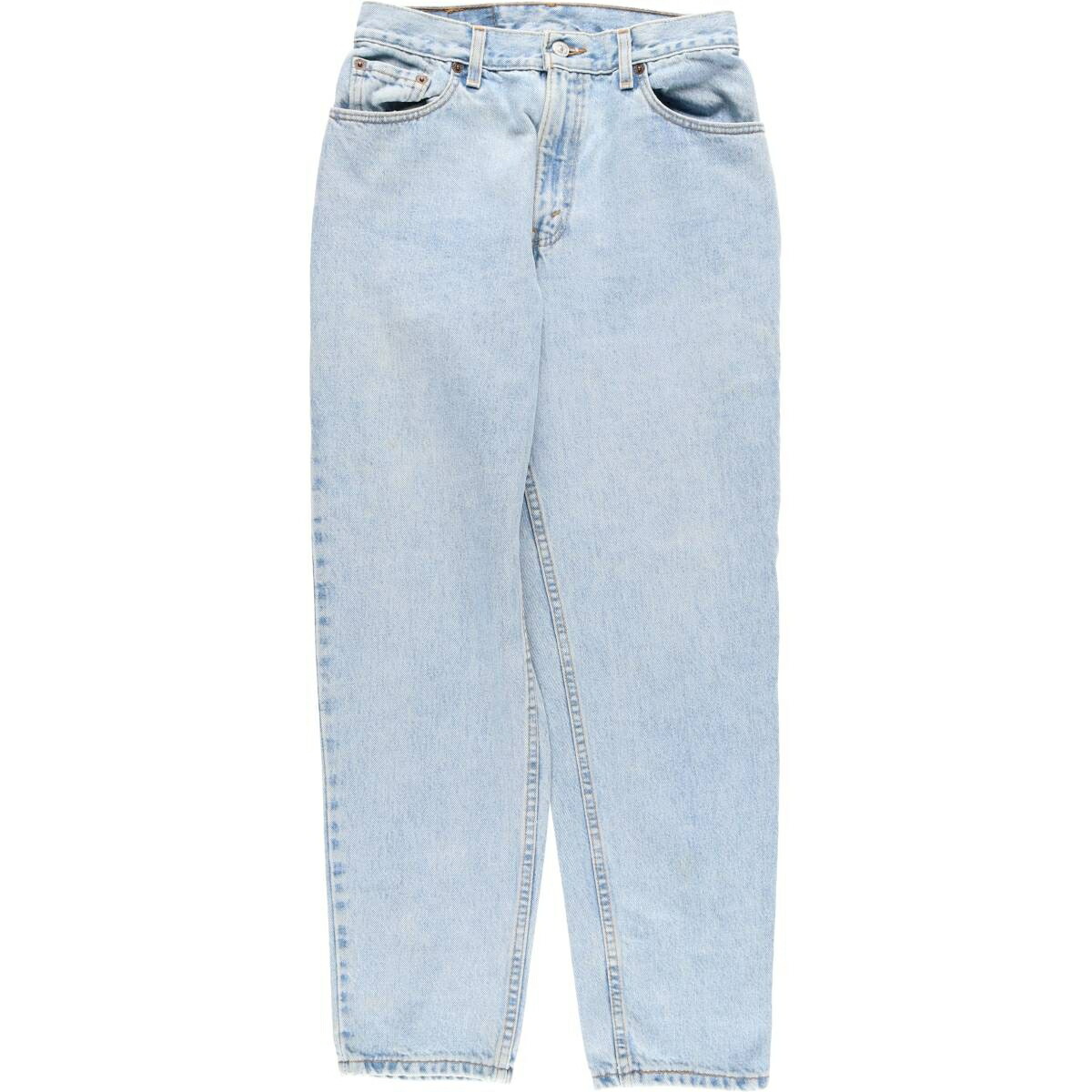 古着 00'S リーバイス Levi's 550 RELAXED FIT TAPERED LEG テーパードデニムパンツ USA製 レディースL(w30)相当 /eaa626443 【中古】 【260321】 【Elulu/エルル】 ブルー系 春夏秋冬