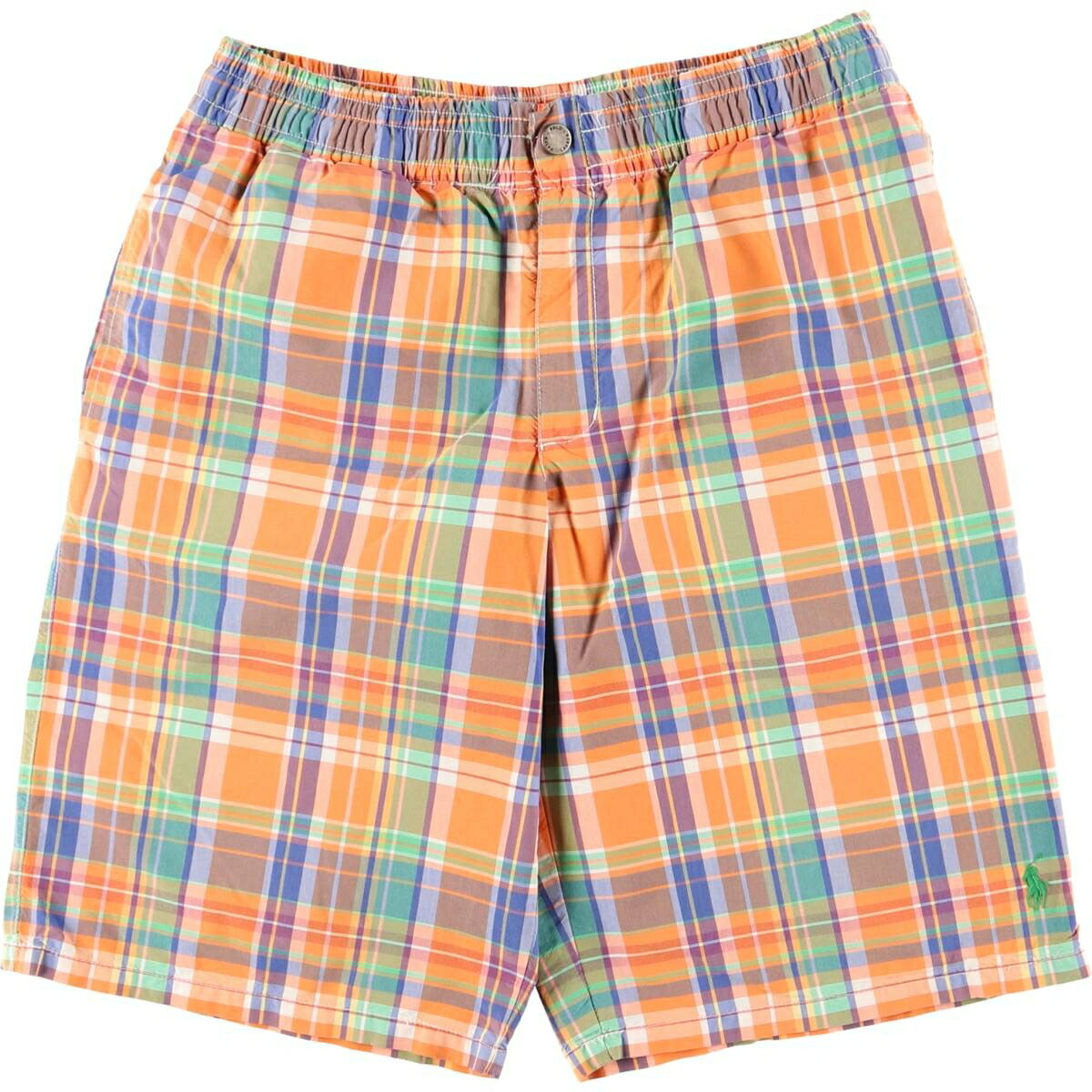 古着 ラルフローレン Ralph Lauren POLO by Ralph Lauren チェック柄 スイムショーツ ショートパンツ メンズM相当 /eaa626531 【中古】 【260406】