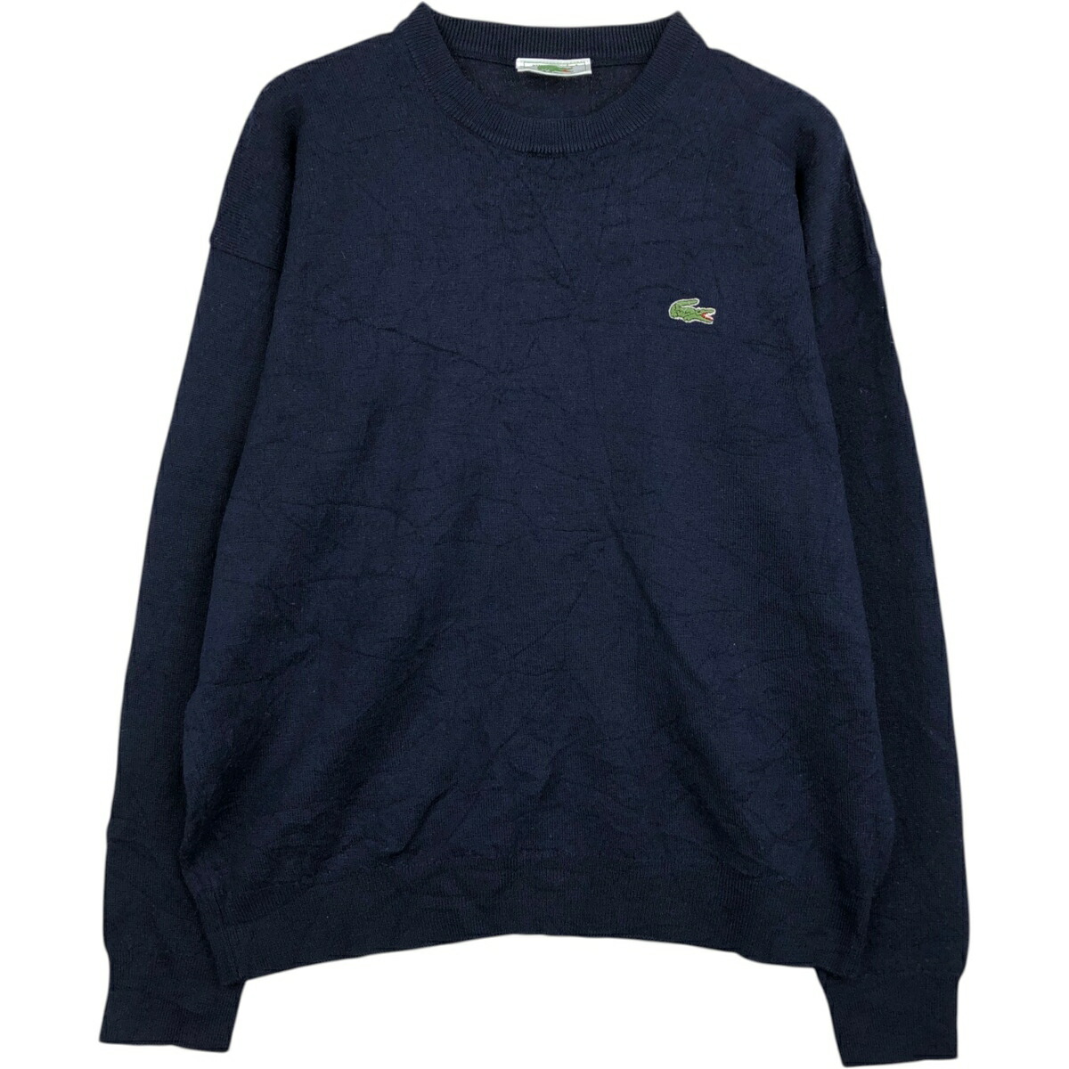 古着 ラコステ LACOSTE Vネック アクリルニットセーター メンズXL相当 /eaa627535 【中古】 【260328】 ネイビー系 秋冬