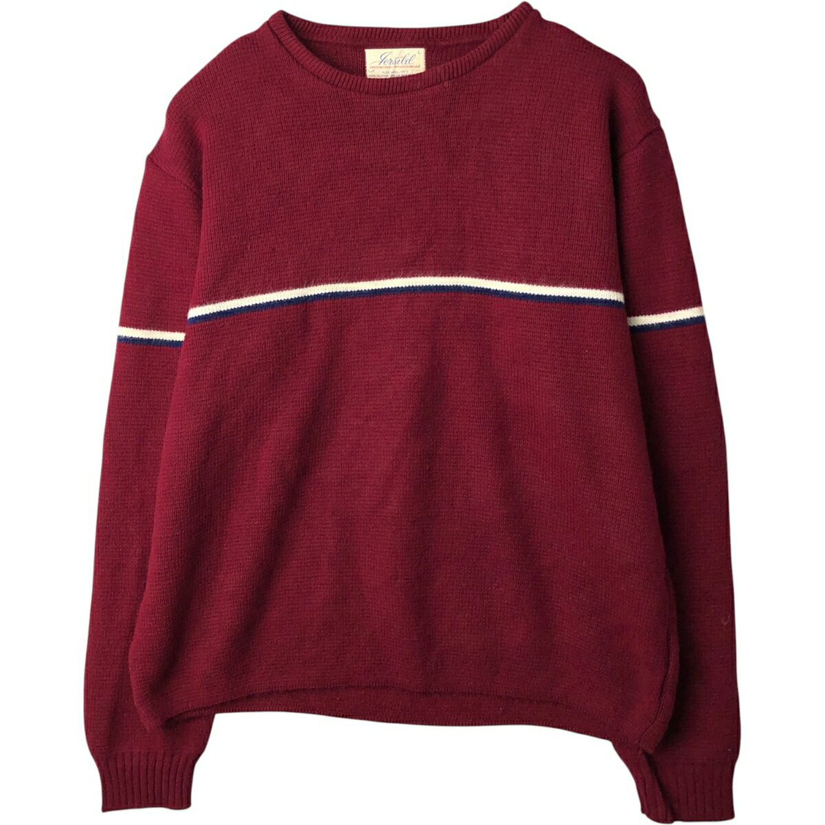 古着 60'S~ ジャーシルド Jersild DISTINCTIVE SPORTSWEAR アクリルニットセーター メンズL相当 ヴィンテージ /eaa627587 【中古】 【260417】 7,709円