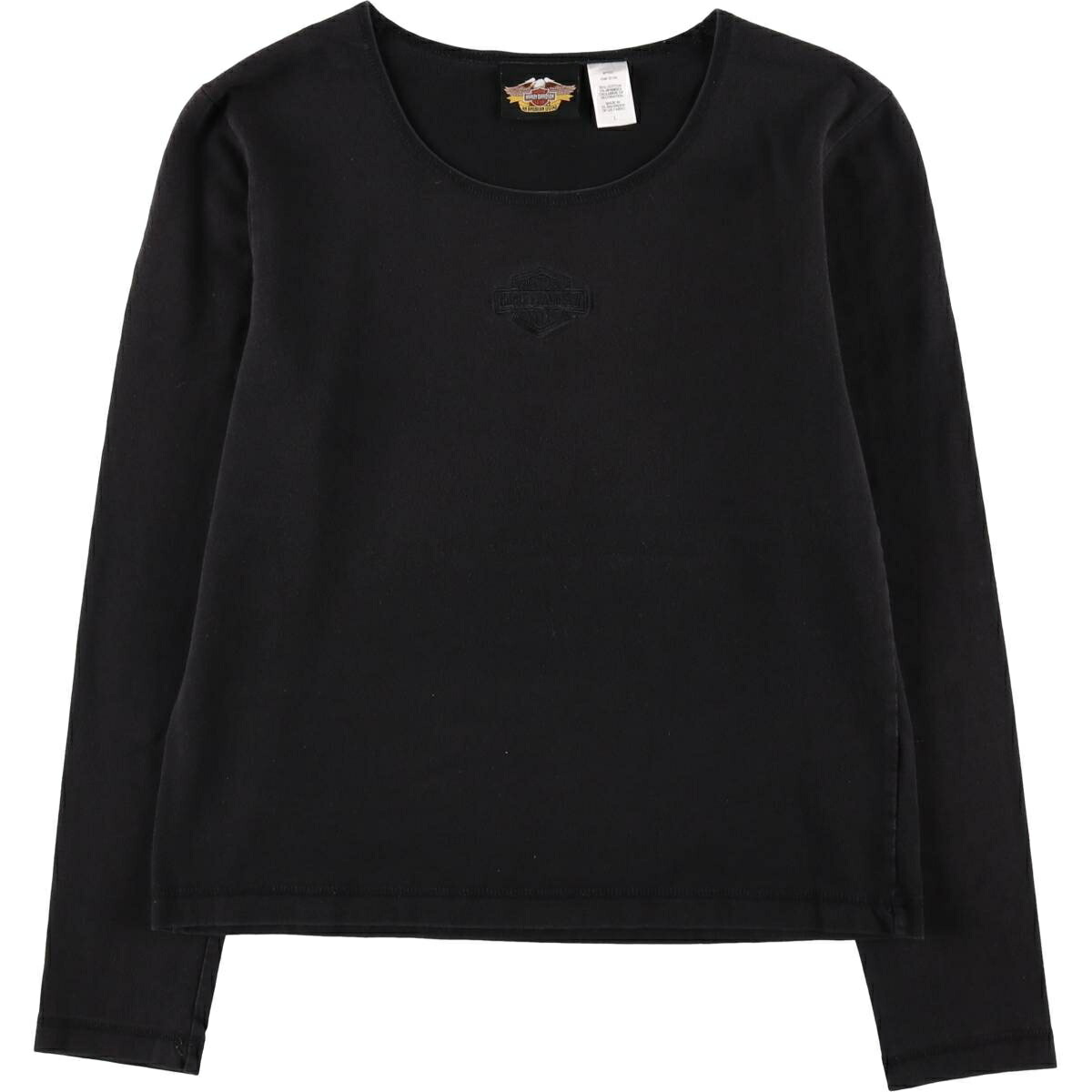 古着 ハーレーダビッドソン Harley-Davidson モーターサイクル ロングTシャツ ロンT レディースL相当 /eaa627698 【中古】 【260327】 【ADEL/アデル】 ブラック系 春夏秋