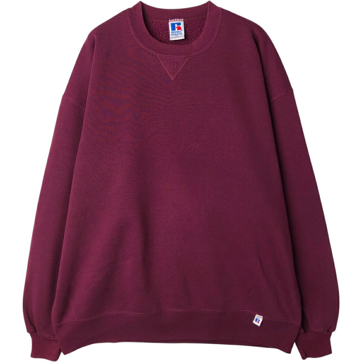 古着 90'S ラッセル Russell ATHLETIC 無地 ブランクスウェットシャツ トレーナー USA製 メンズXL相当 ヴィンテージ /eaa627917 【中古】 【260329】 パープル系 春夏秋冬
