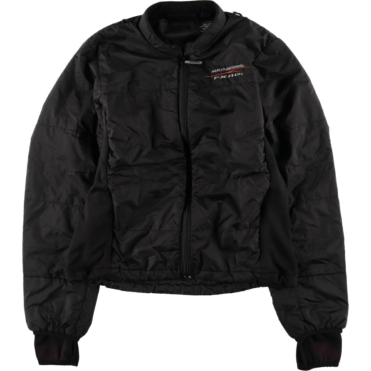 古着 ハーレーダビッドソン Harley-Davidson 中綿入り サムホール付き ライナージャケット レディースM相当 /eaa627952 【中古】 【260409】 【Elulu/エルル】 ブラック系 春秋冬