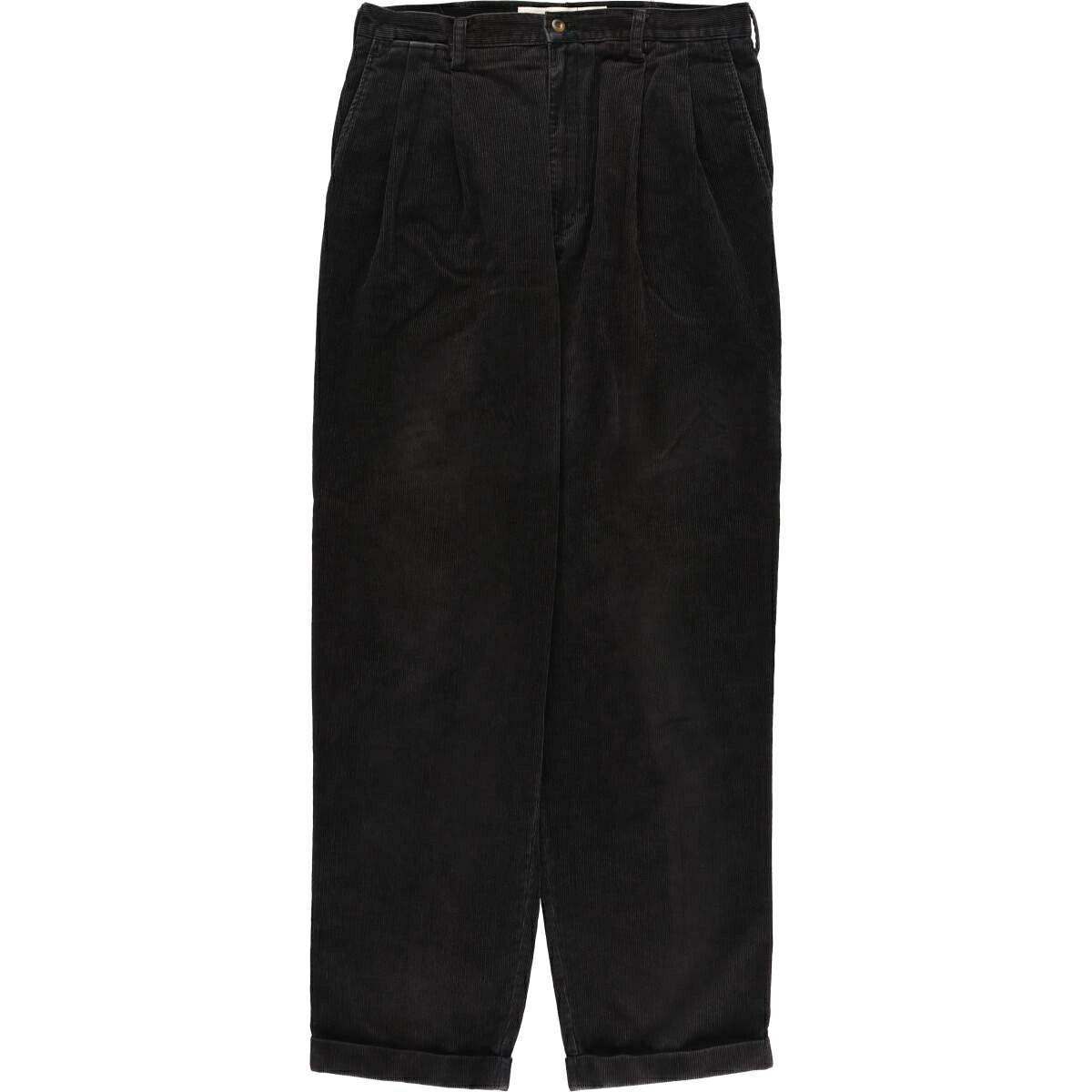古着 ドッカーズ DOCKERS khakis ツータック コーデュロイパンツ メンズw34相当 /eaa627991 【中古】 【260329】 ブラック系 春夏秋冬